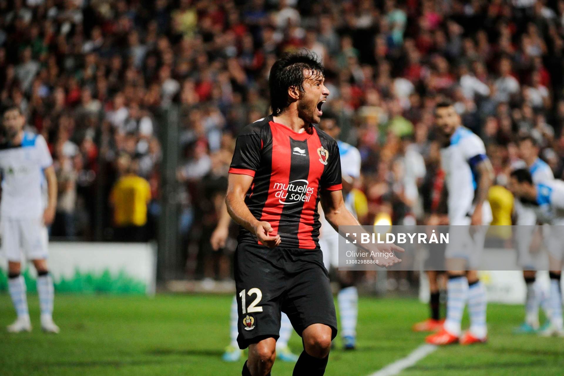 Fotboll, Kval till Europa League, Nice - Apollon Limassol: Dario Cvitanich - 29.08.2013 - Nice / Apollon Limassol - Europa League 2013