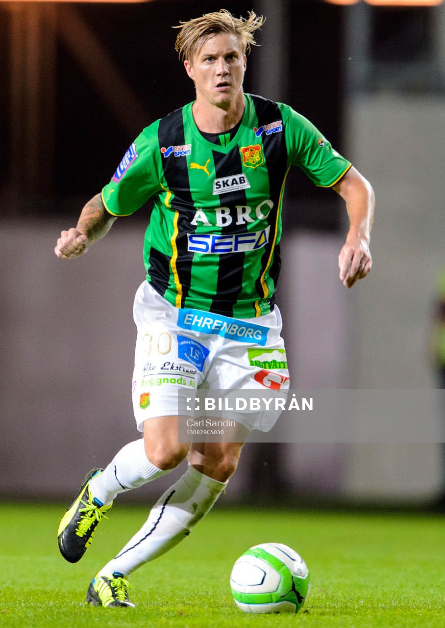 Gais Andreas Drugge med bollen