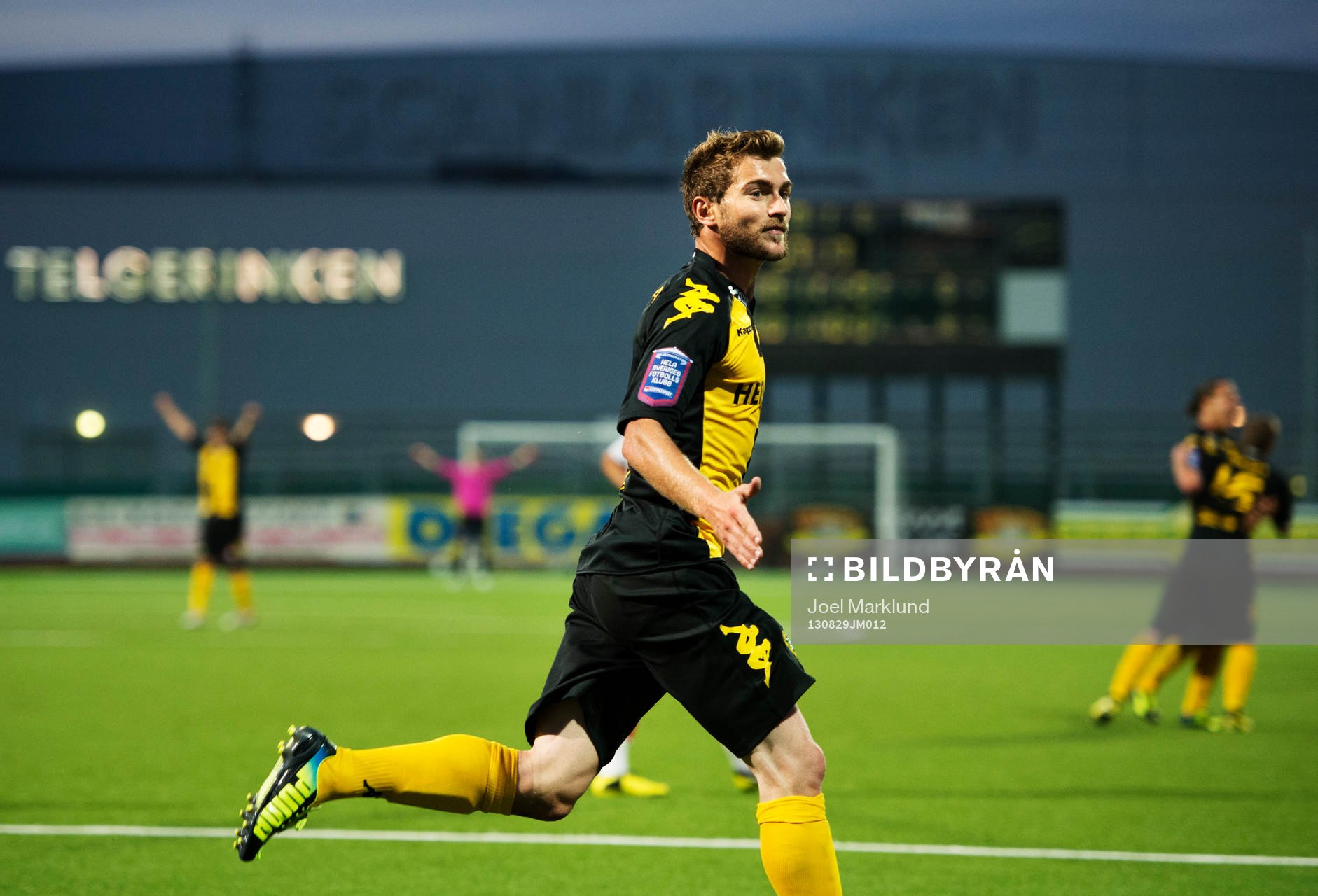 Hammarbys Christophe Lallet jublar