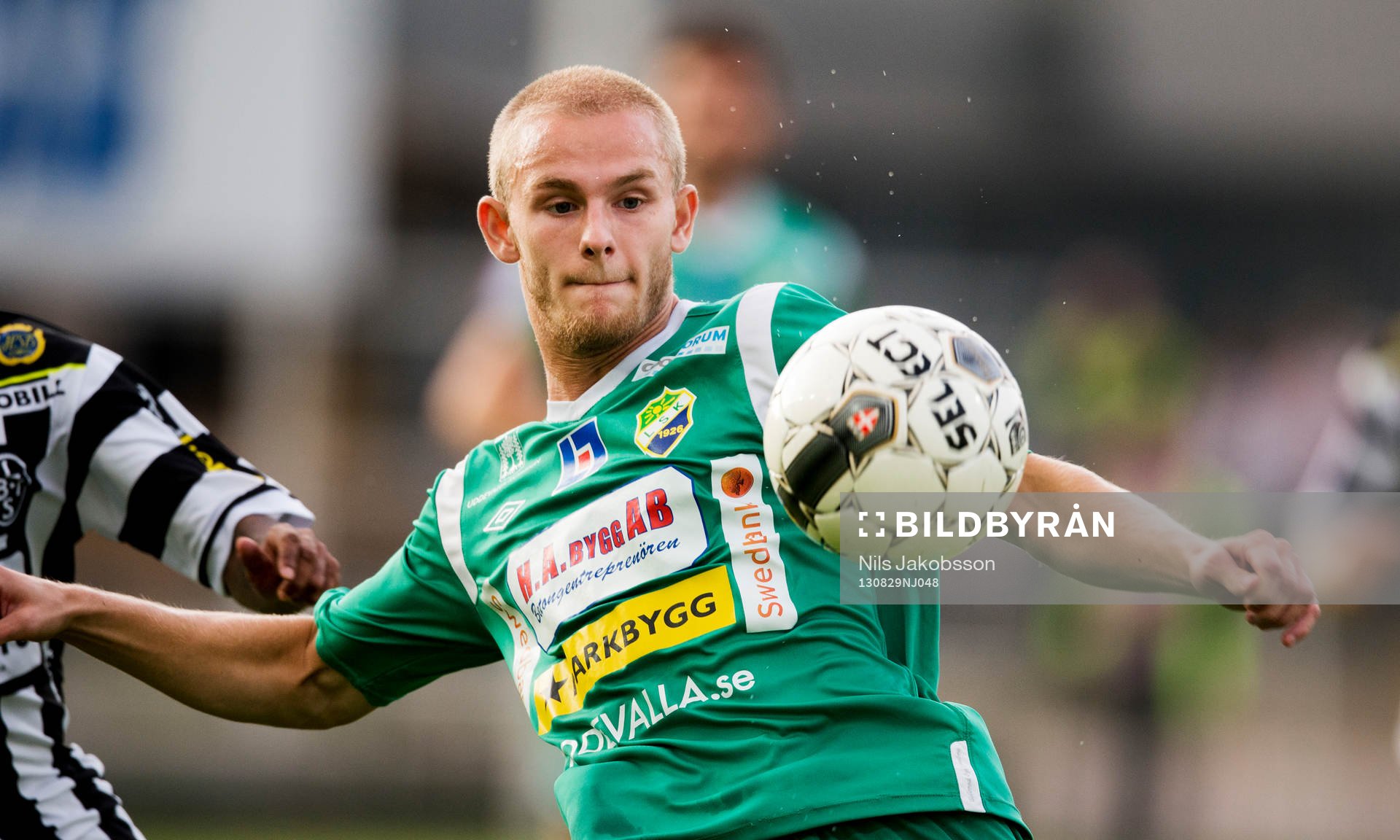 Ljungskiles Niclas Andersén i fotbollsmatchen i superettan