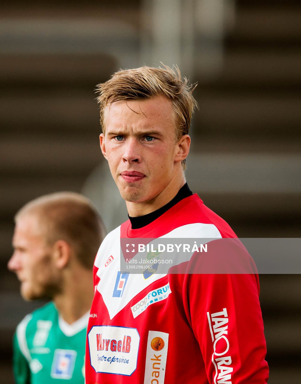 Ljungskiles målvakt Andreas Andersson i fotbollsmatchen i