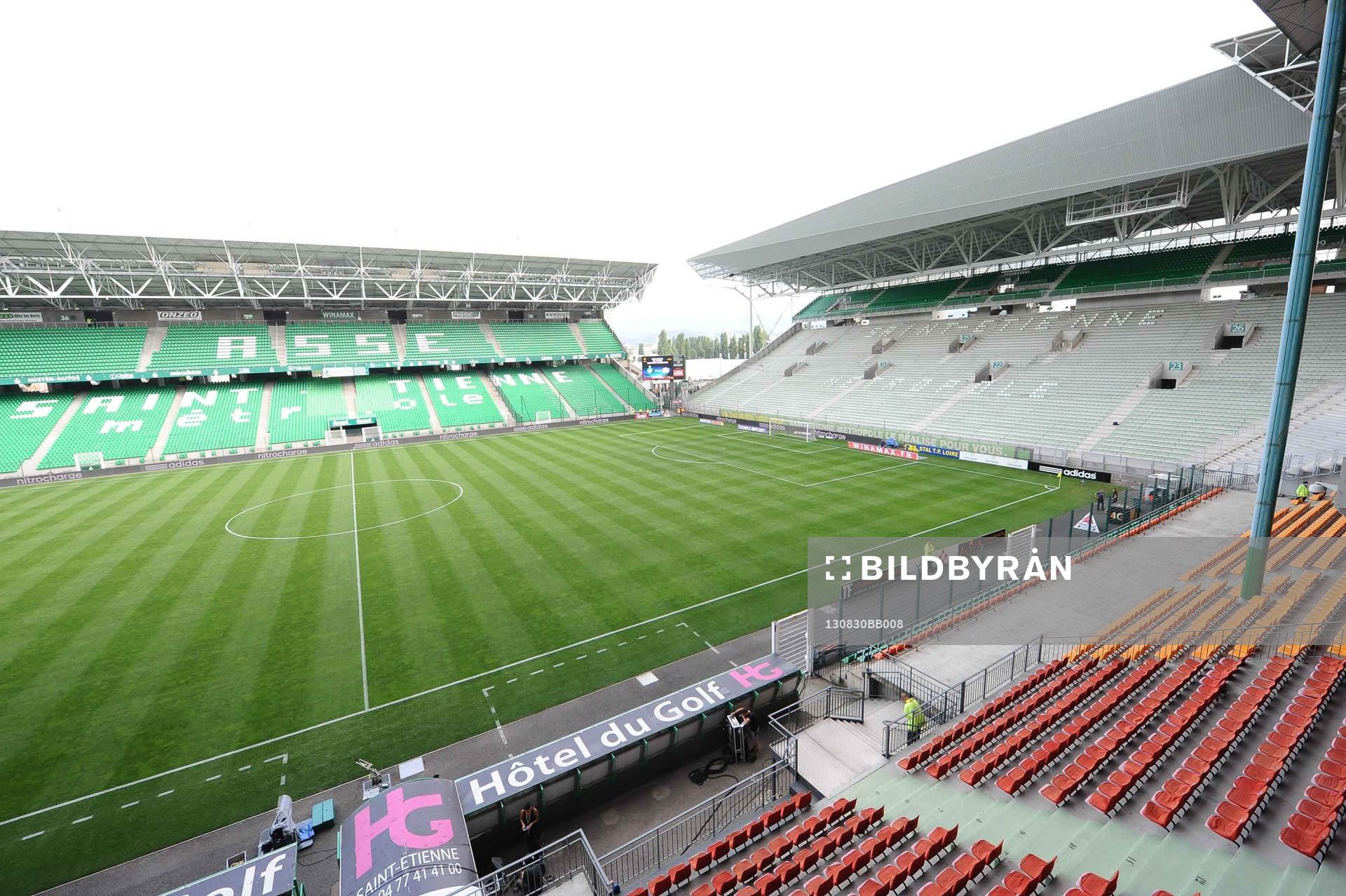 Fotboll, Kval till Europa League, Saint Etienne - Esbjerg FB: ILLUSTRATION / STADE GEOFFROY GUICHARD - 29.08.2013 - Saint Etienne / Esbjerg FB - Europa League 2013