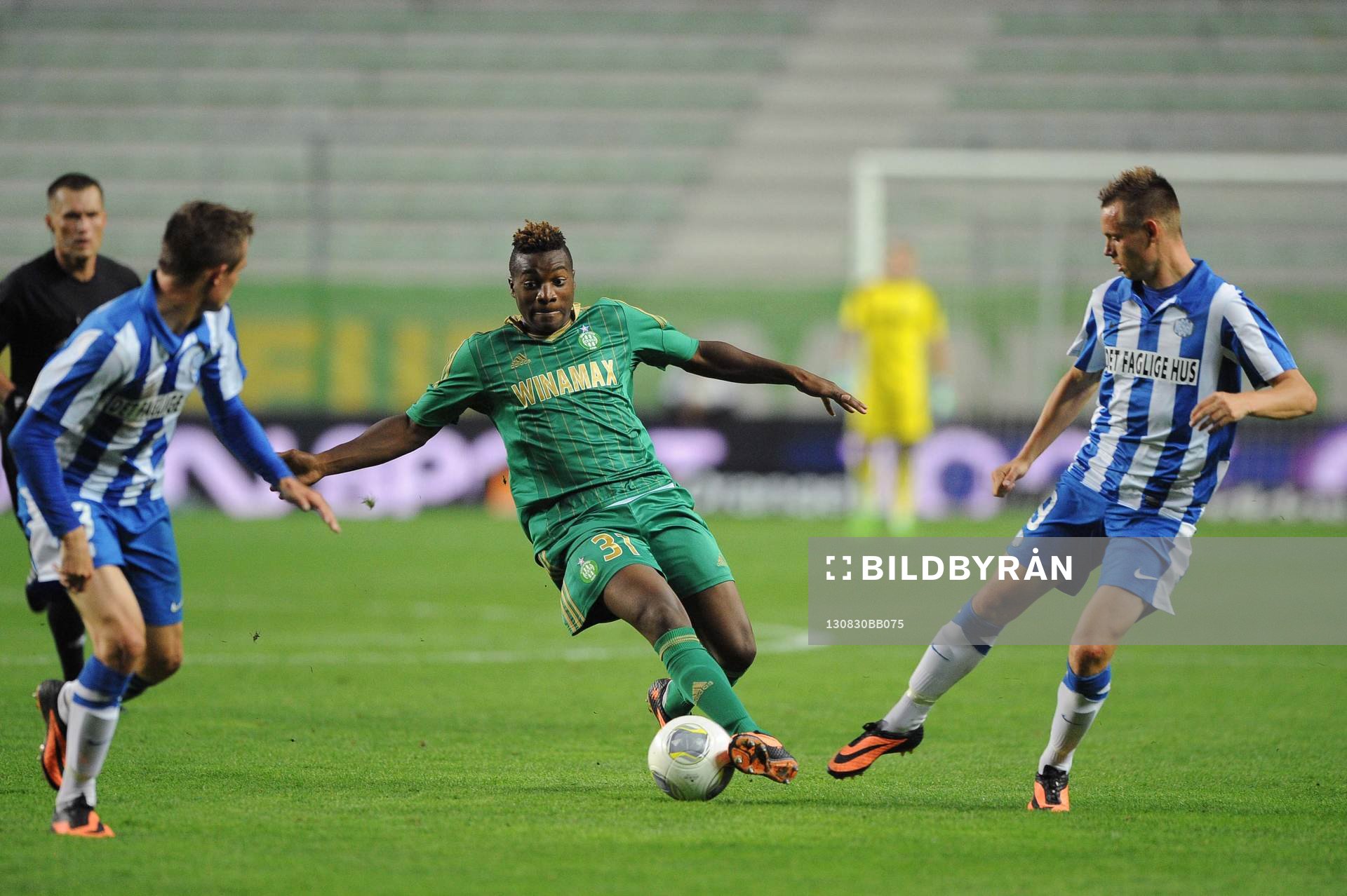 Fotboll, Kval till Europa League, Saint Etienne - Esbjerg FB: Allan SAINT MAXIMIN - 29.08.2013 - Saint Etienne / Esbjerg FB - Europa League 2013