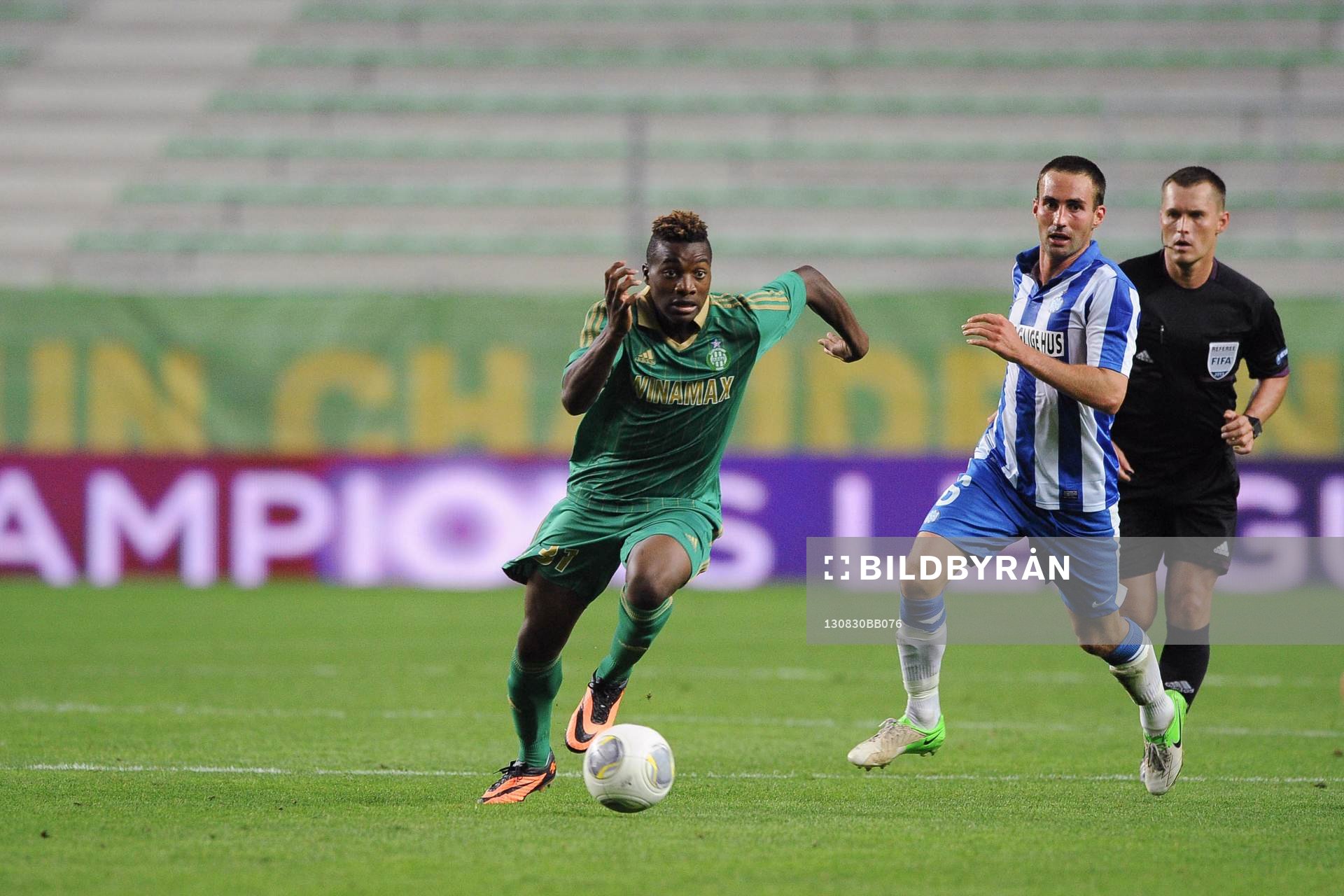 Fotboll, Kval till Europa League, Saint Etienne - Esbjerg FB: Allan SAINT MAXIMIN - 29.08.2013 - Saint Etienne / Esbjerg FB - Europa League 2013