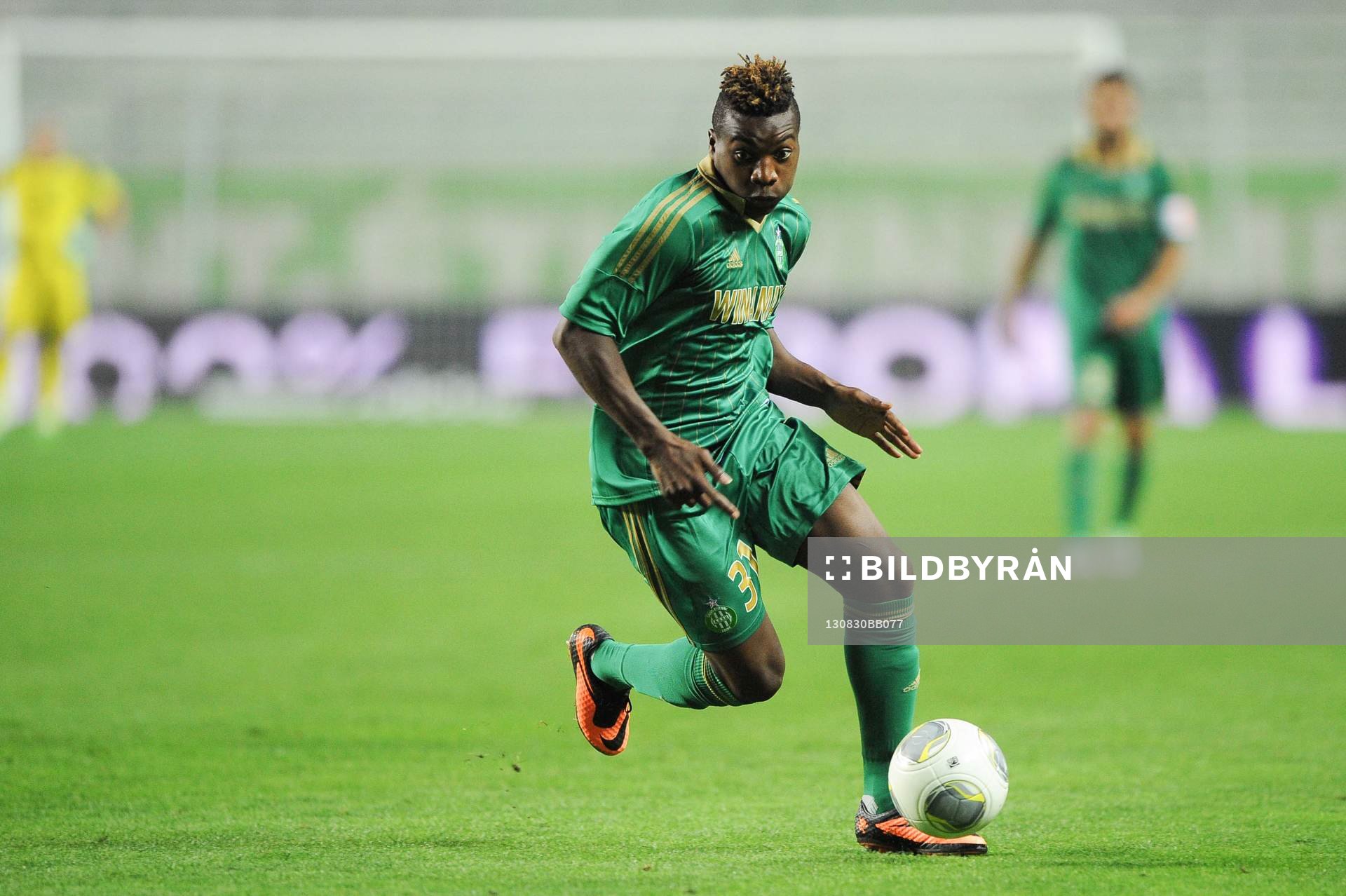 Fotboll, Kval till Europa League, Saint Etienne - Esbjerg FB: Allan SAINT MAXIMIN - 29.08.2013 - Saint Etienne / Esbjerg FB - Europa League 2013