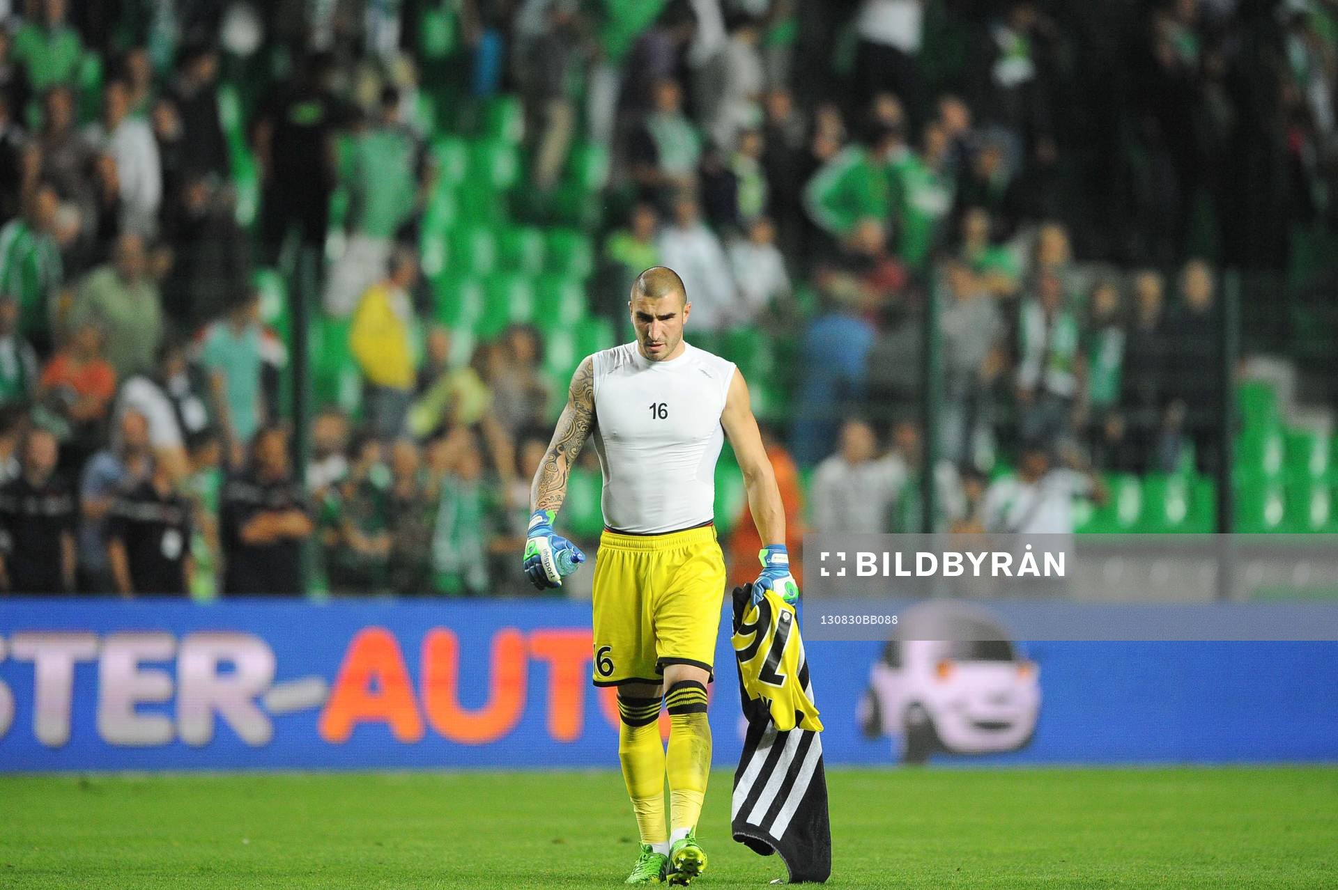 Fotboll, Kval till Europa League, Saint Etienne - Esbjerg FB: Stephane RUFFIER - 29.08.2013 - Saint Etienne / Esbjerg FB - Europa League 2013