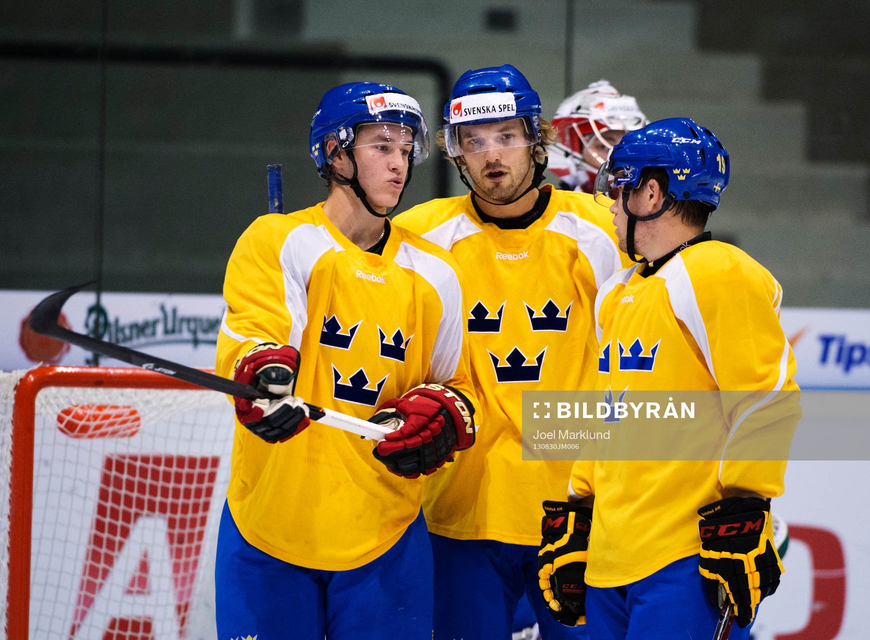 Tom Nilsson, Niklas Persson och Viktor Arvidsson på