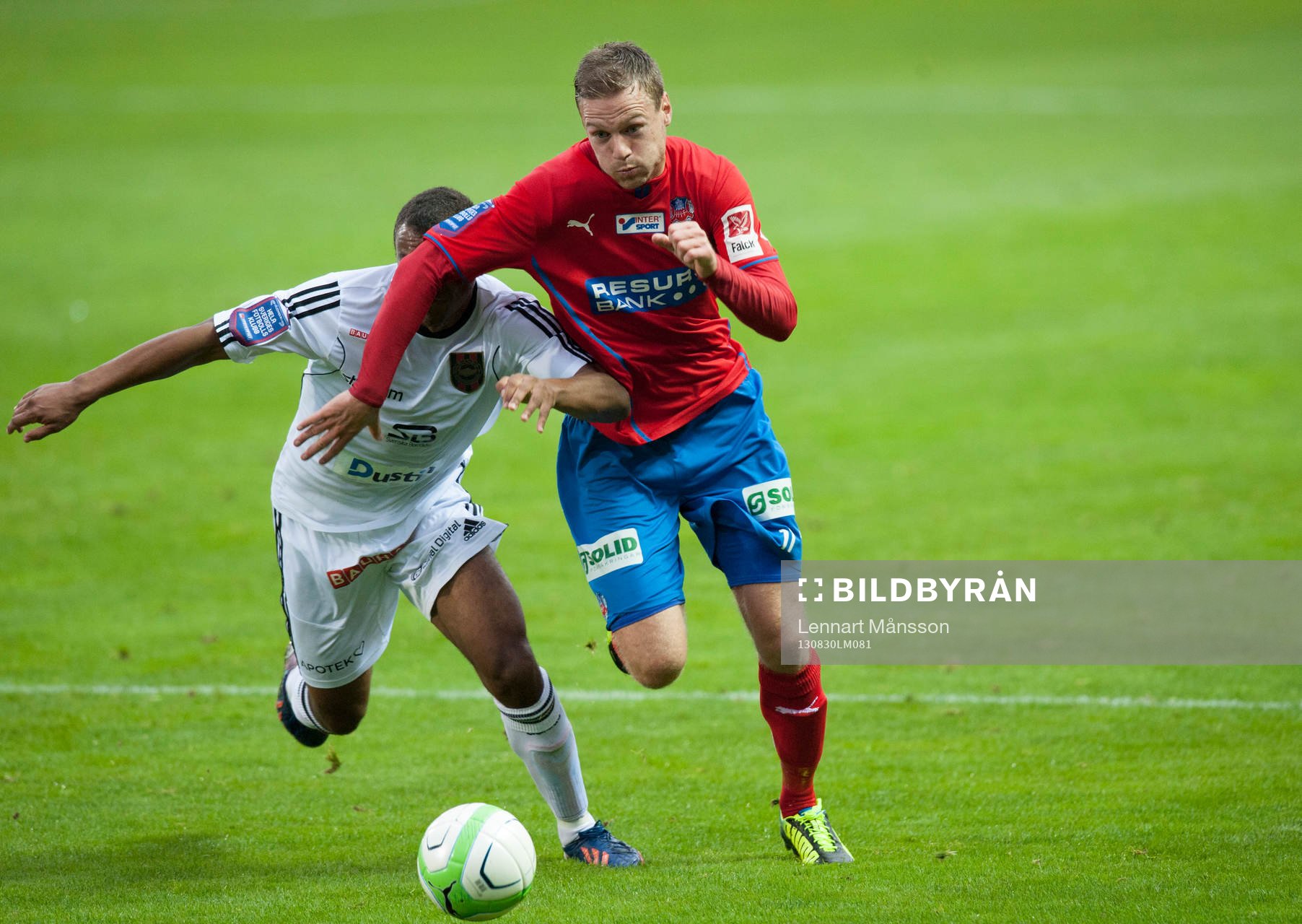 Arnor Smarason, Helsingborg och Serge-Junior Martinsson