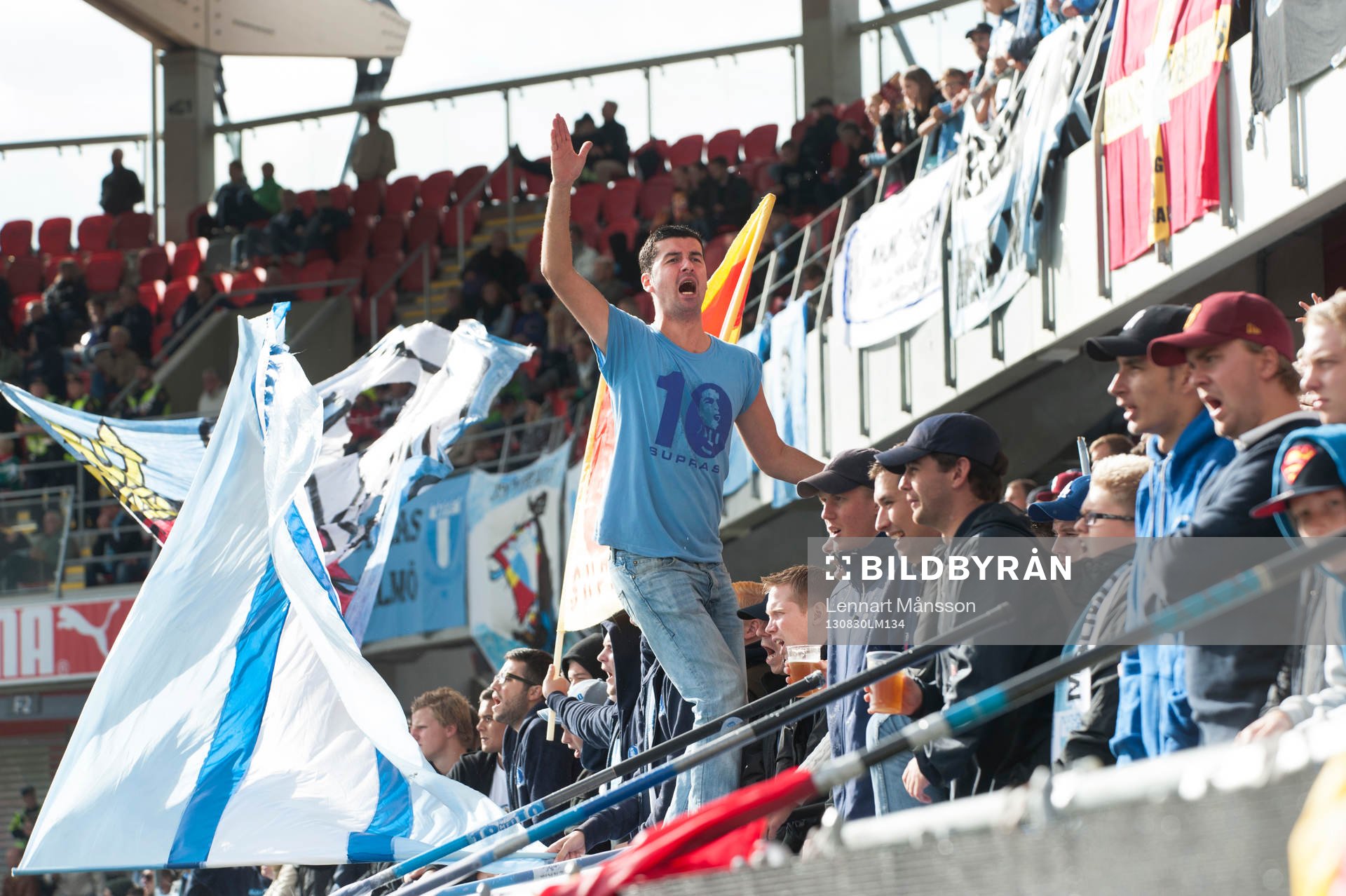 Klack-ledare, Malmö-supporter i