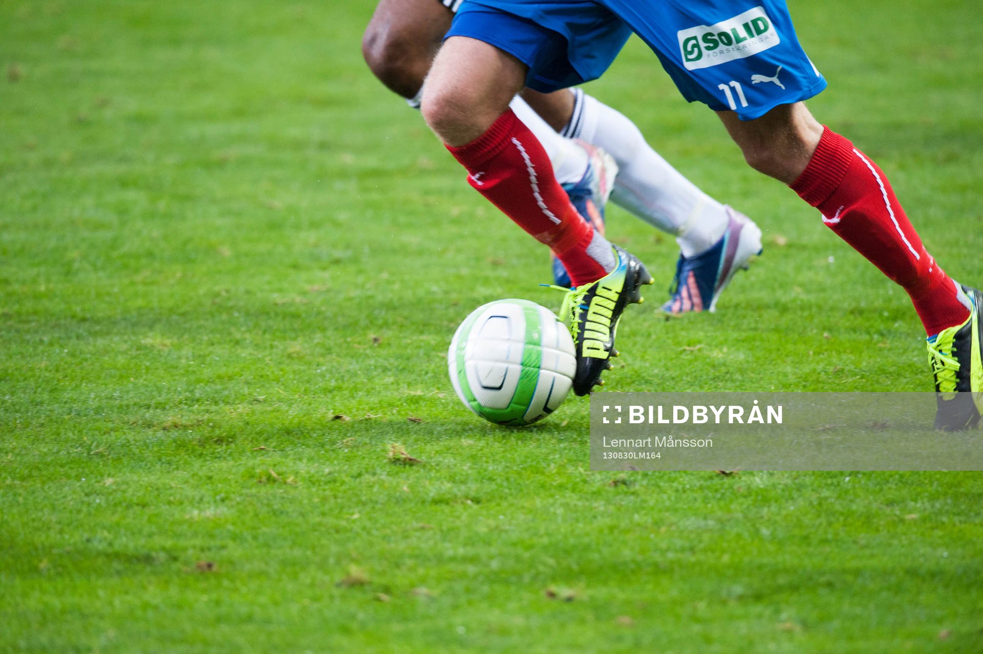 Fot, fötter, fotbollsskor, Puma, i