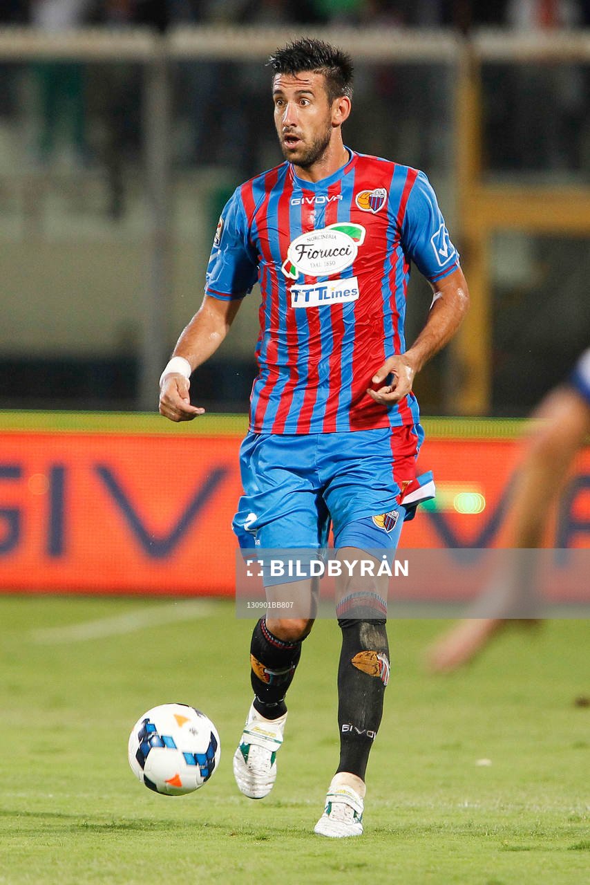  Fotboll, Serie A, Catania - Inter: Nicolas Spolli - 01.09.2013 - Catane / Inter Milan - 2eme journee de Serie A