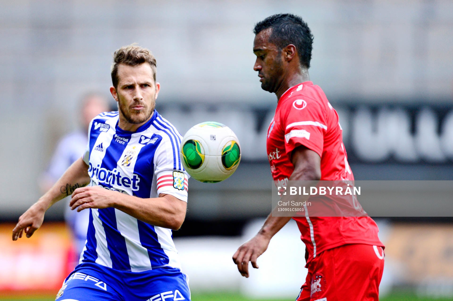 IFK Göteborgs Tobias Hysén och Åtvidabergs Alberis