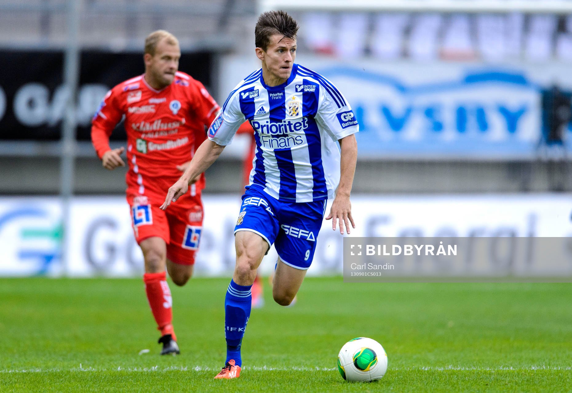 IFK Göteborgs Lasse Vibe med bollen
