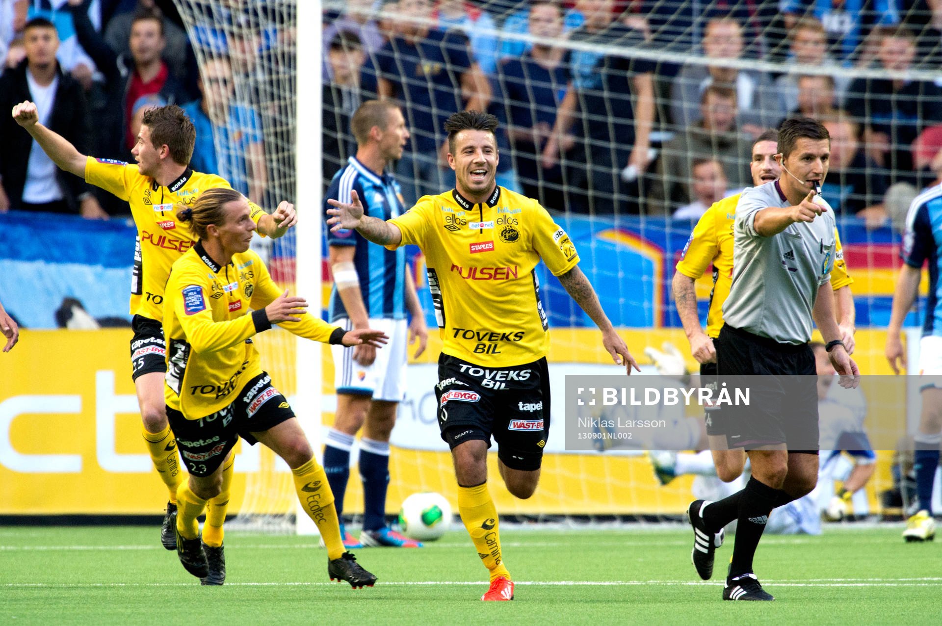 Elfsborgs Mikkel Beckmann jublar