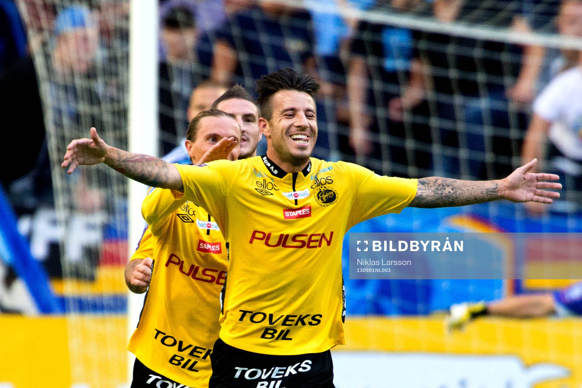 Elfsborgs Mikkel Beckmann jublar