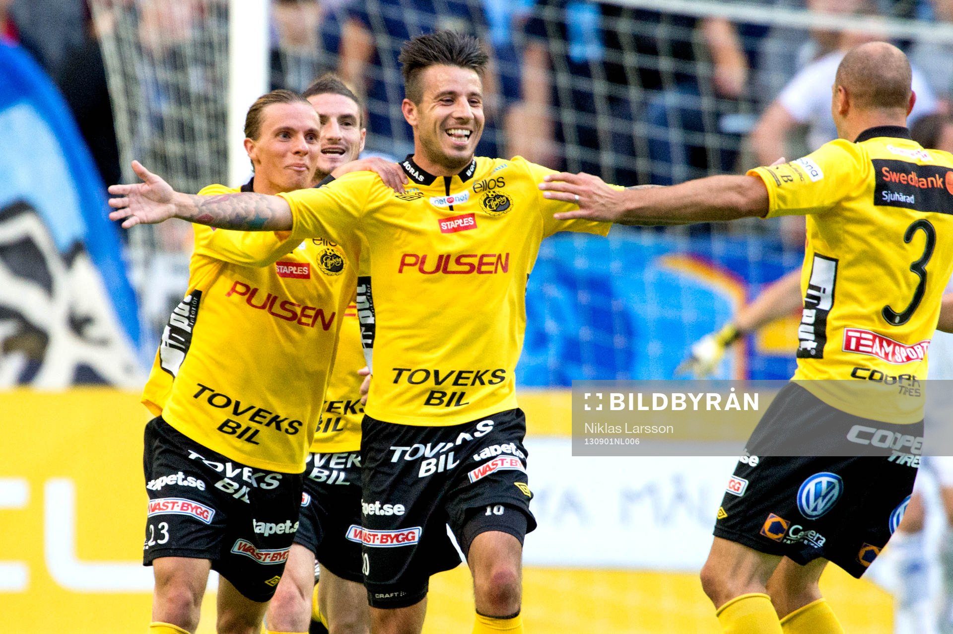 Elfsborgs Mikkel Beckmann jublar