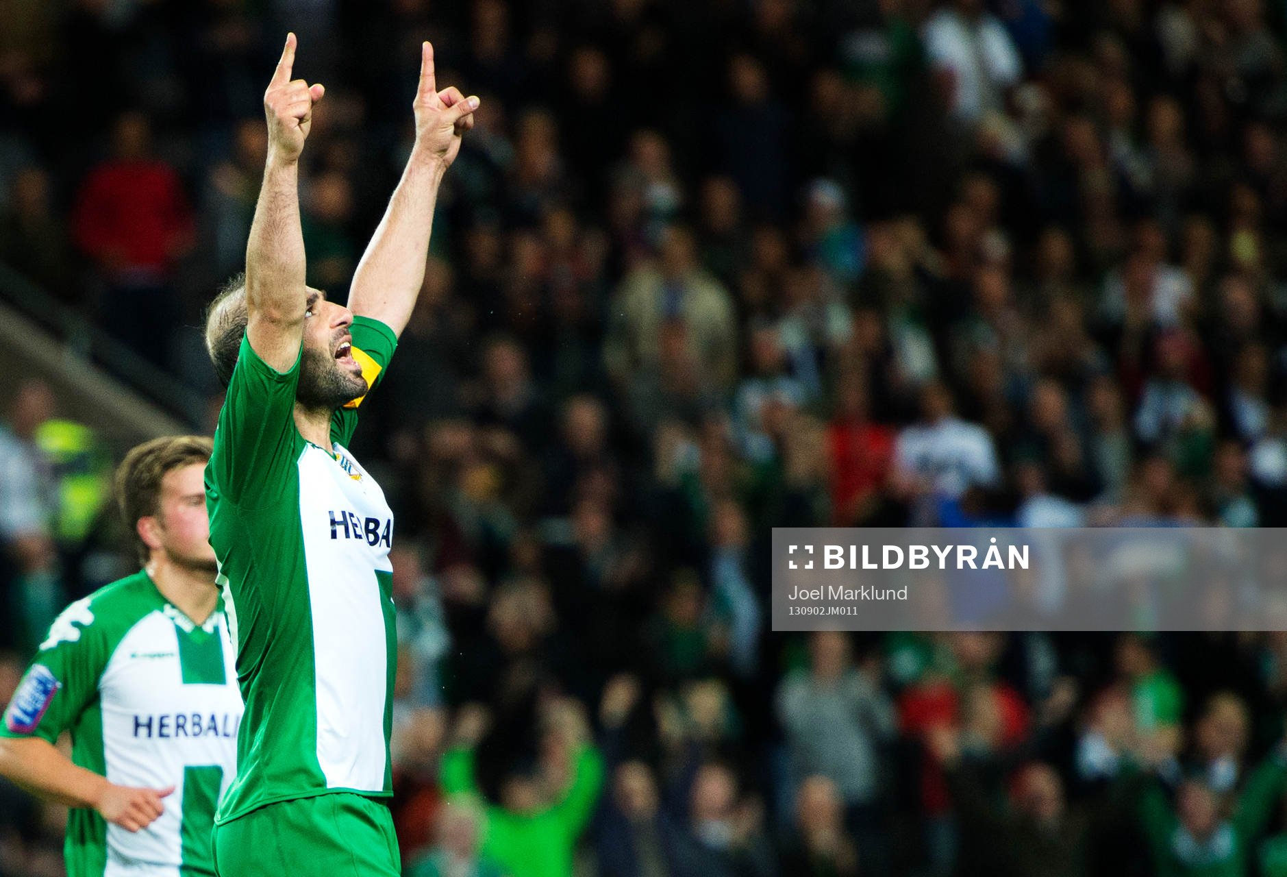 Hammarbys Kennedy Bakircioglu jublar