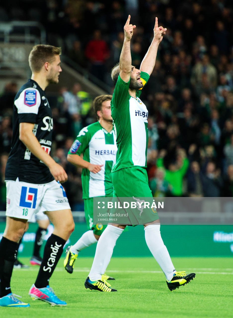 Hammarbys Kennedy Bakircioglu jublar