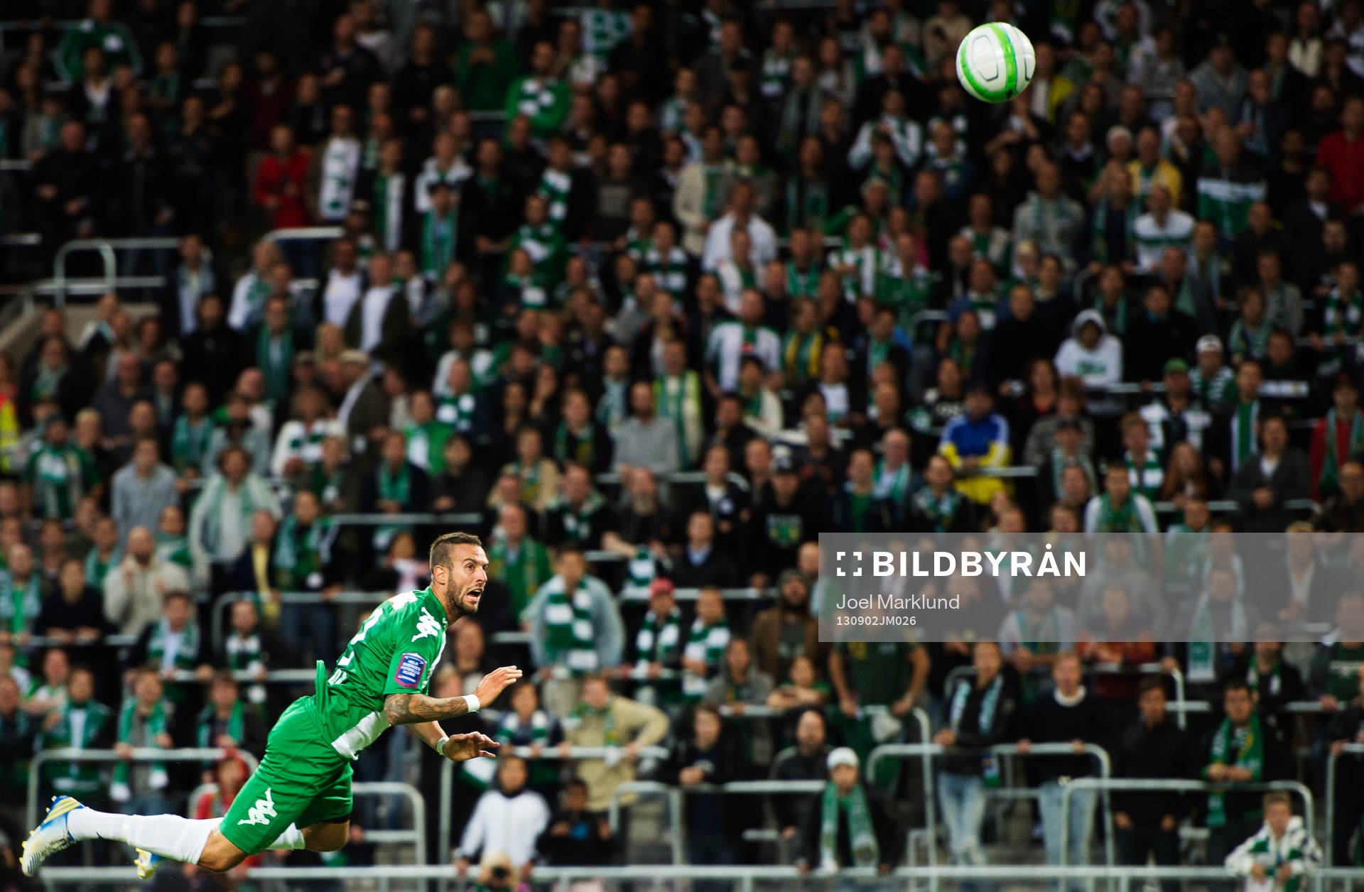 Hammarbys Andreas Haddad faller