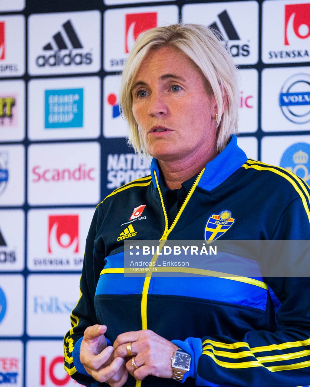 Sveriges assisterande förbundskapten Lilie Persson