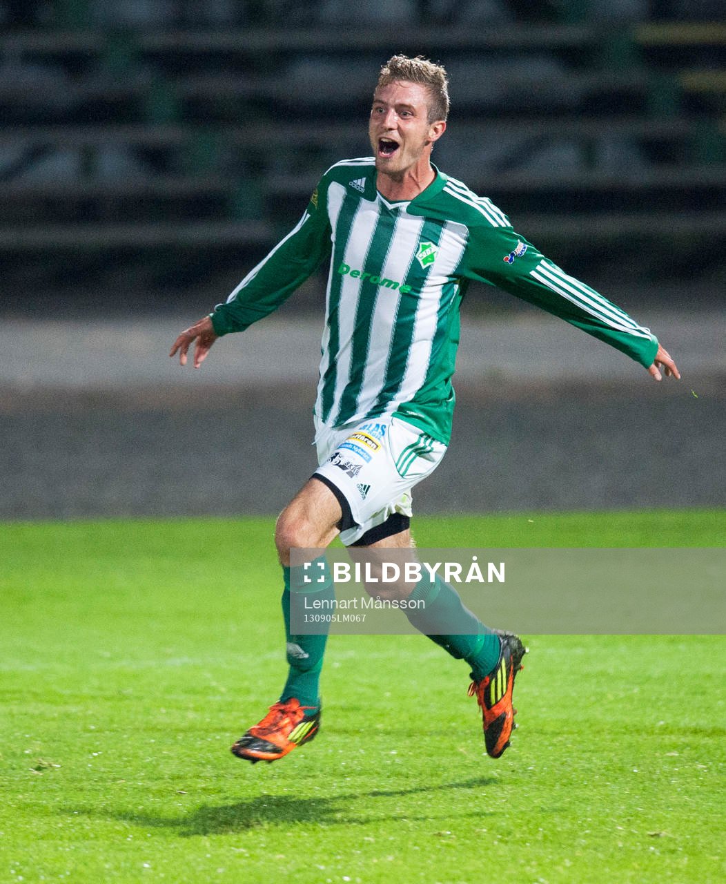 Vinbergs Hampus Svensson jublar