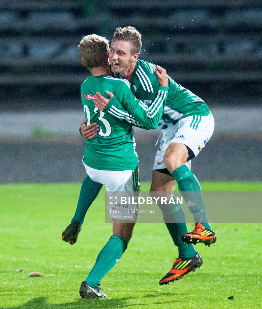 Vinbergs Hampus Svensson jublar