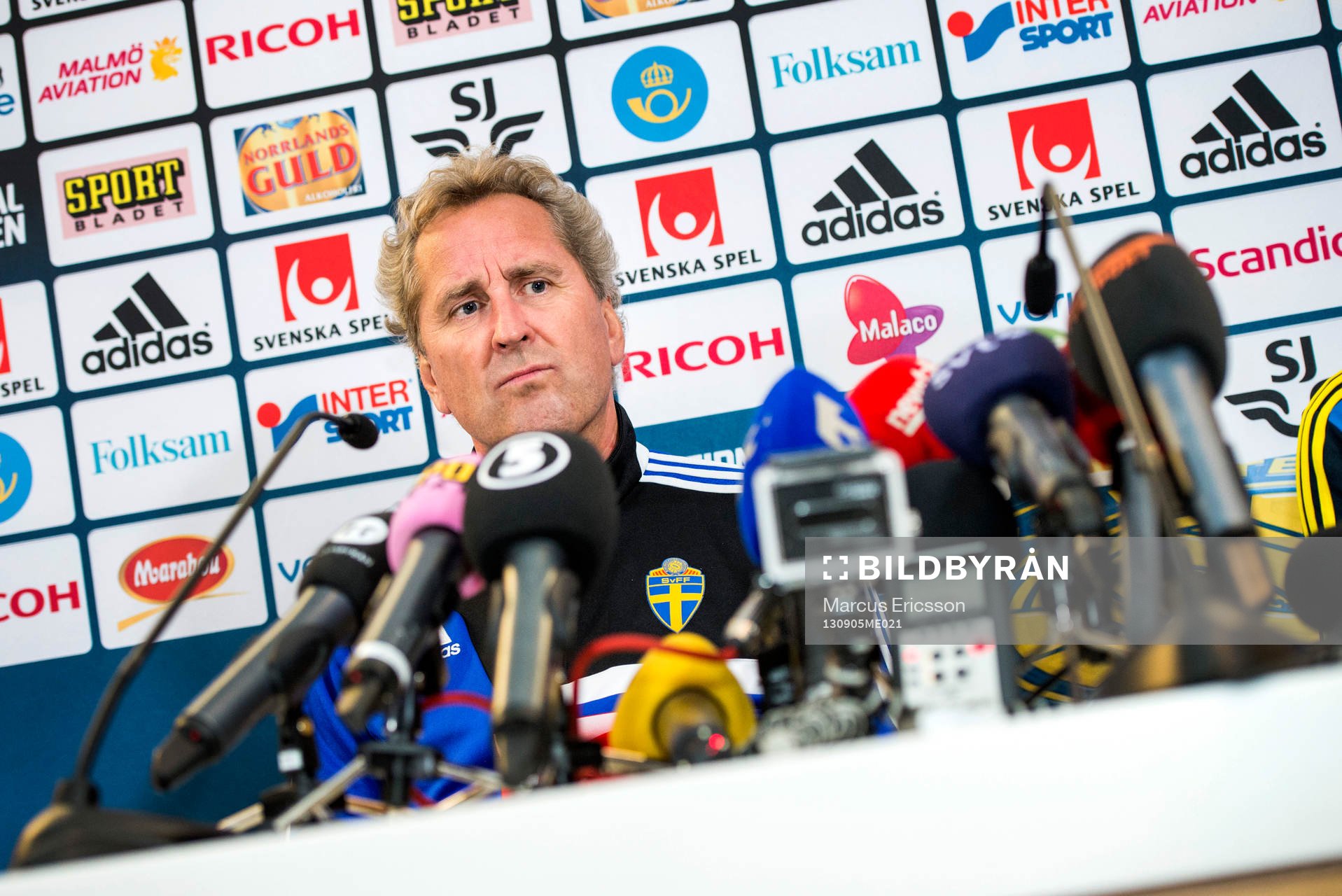 Sveriges förbundskapten Erik Hamrén
