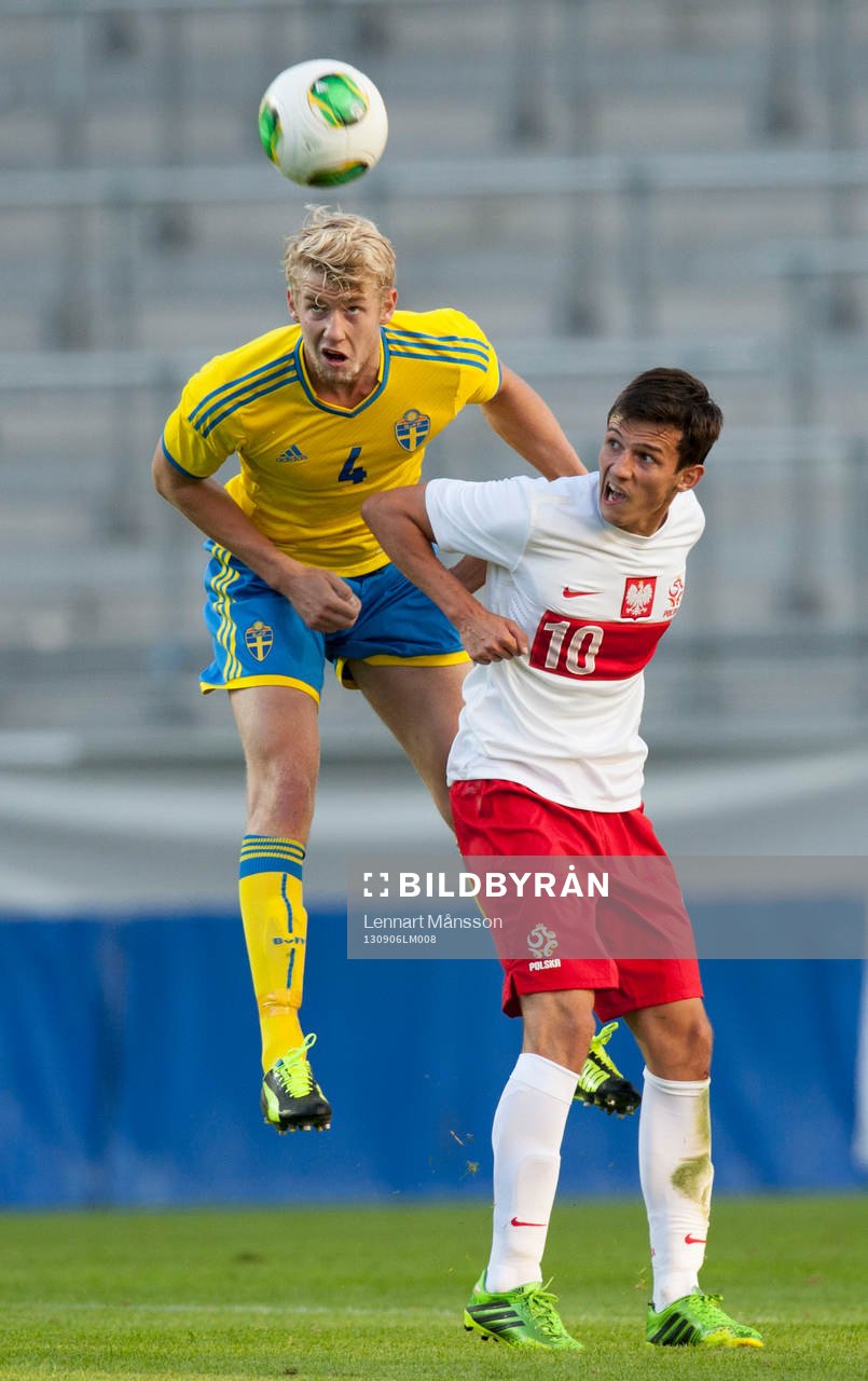 Filip Helander, Sverige, och Rafal Wolski, Polen, i