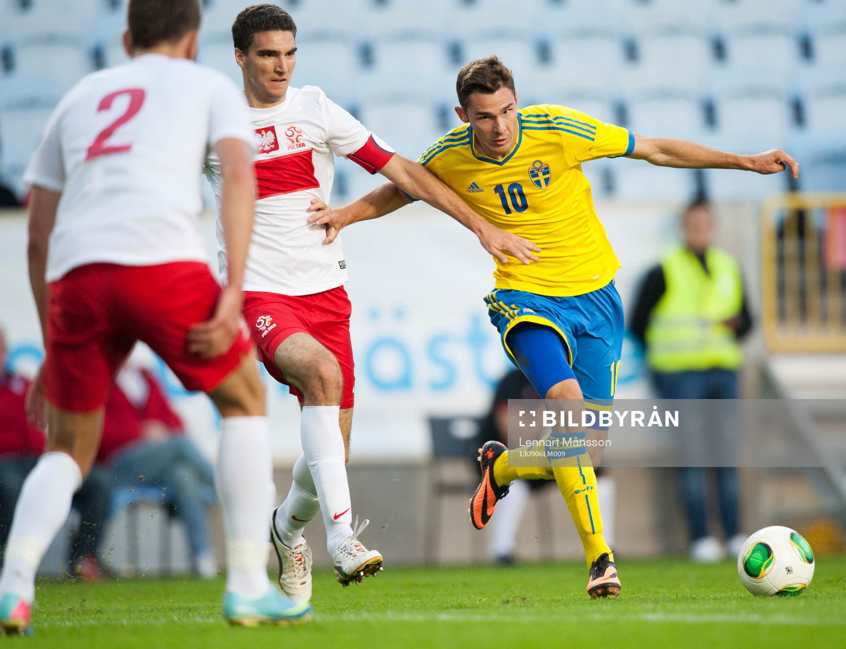 Branimir Hrgota, Sverige och Marcin Kaminski, Polen, i
