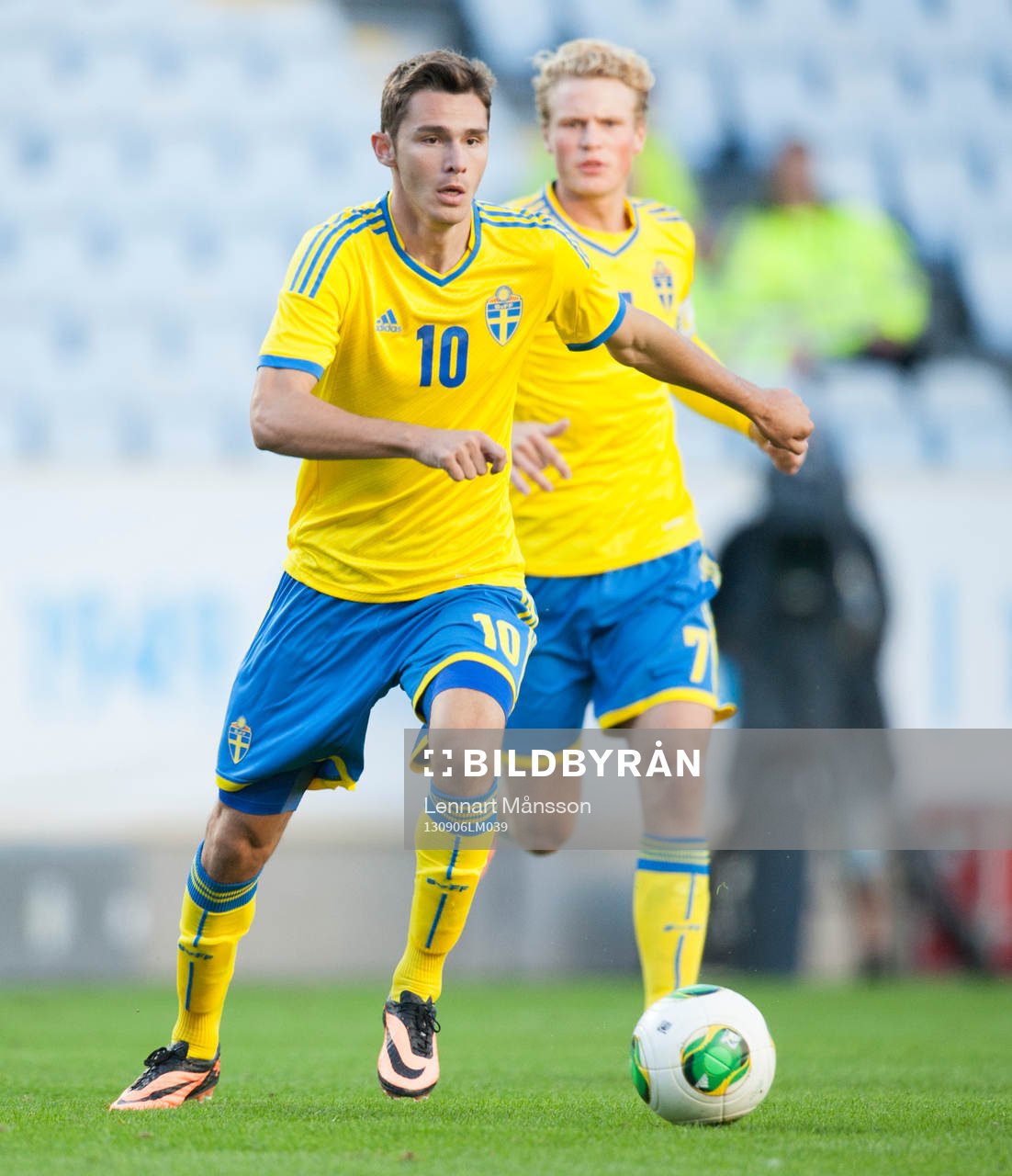 Branimir Hrgota och Oscar Hiljemark, Sverige