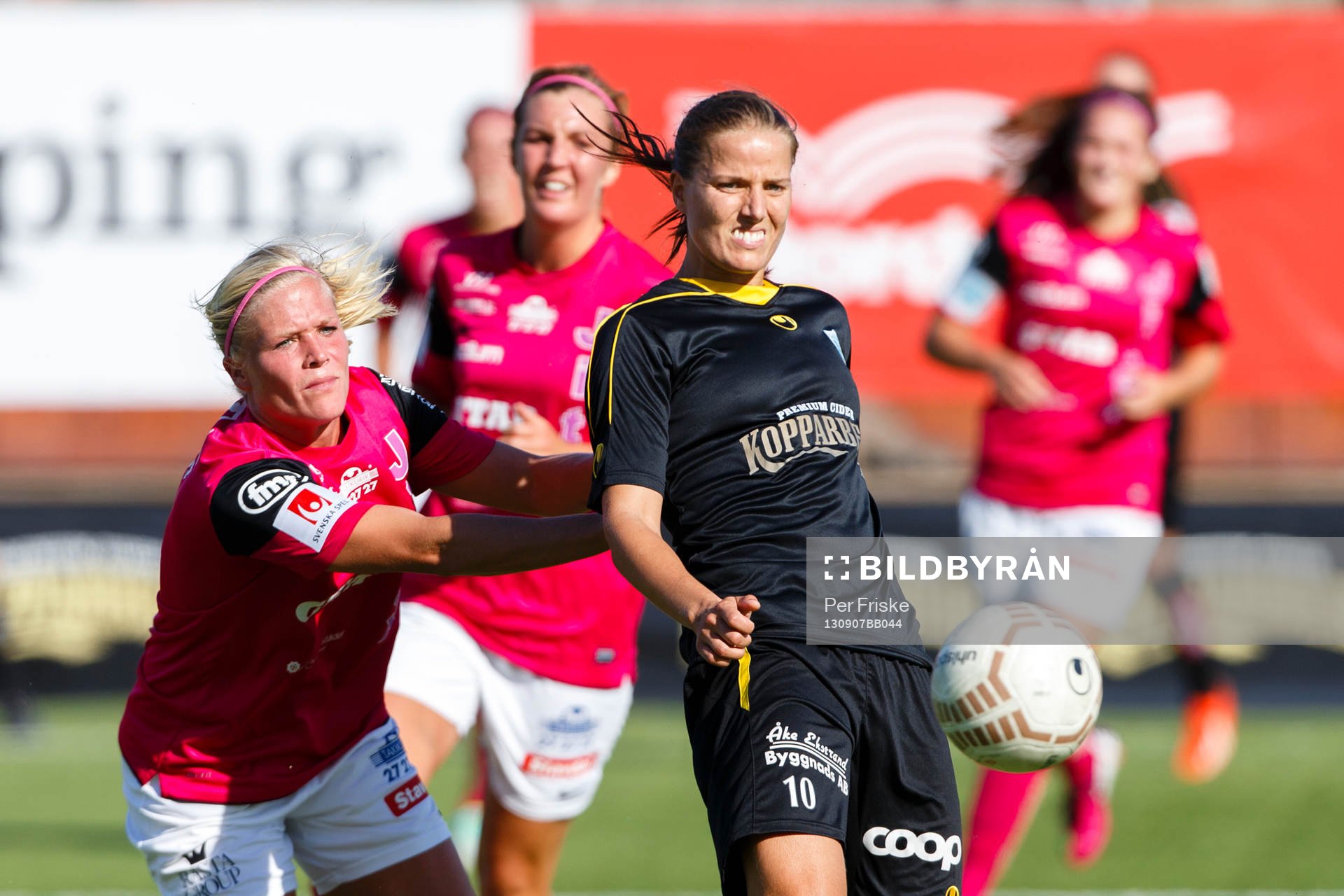 Jitex Kathlene Fernström och Kopparberg Göteborgs Jessica