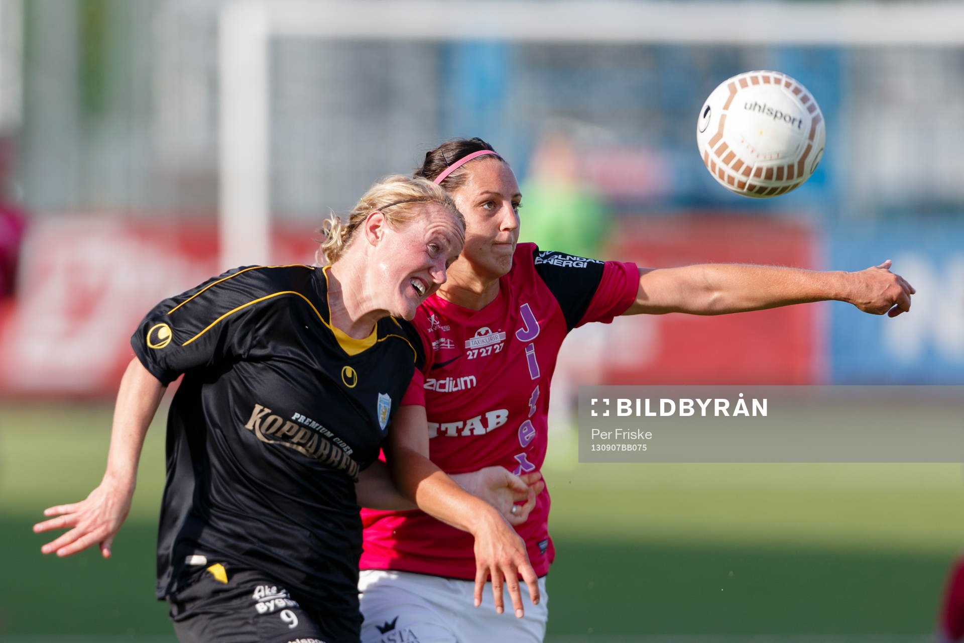 Kopparberg Göteborgs Marie Hammarström och Jitex Rebecca