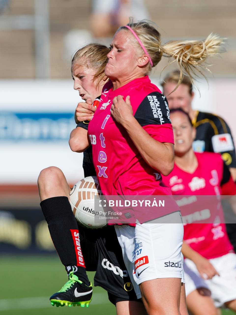 Kopparberg Göteborgs Amanda Edgren och Jitex Kathlene