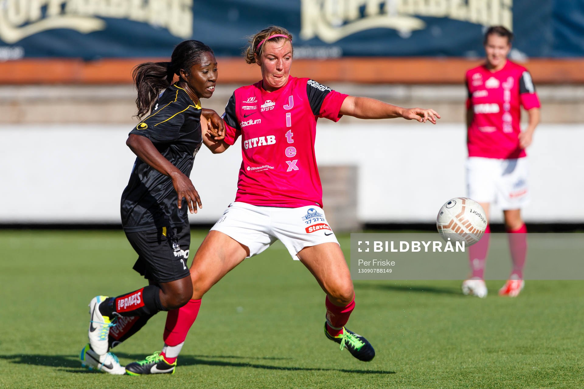 Kopparberg Göteborgs Anita Asante och Jitex Elin Sandgren