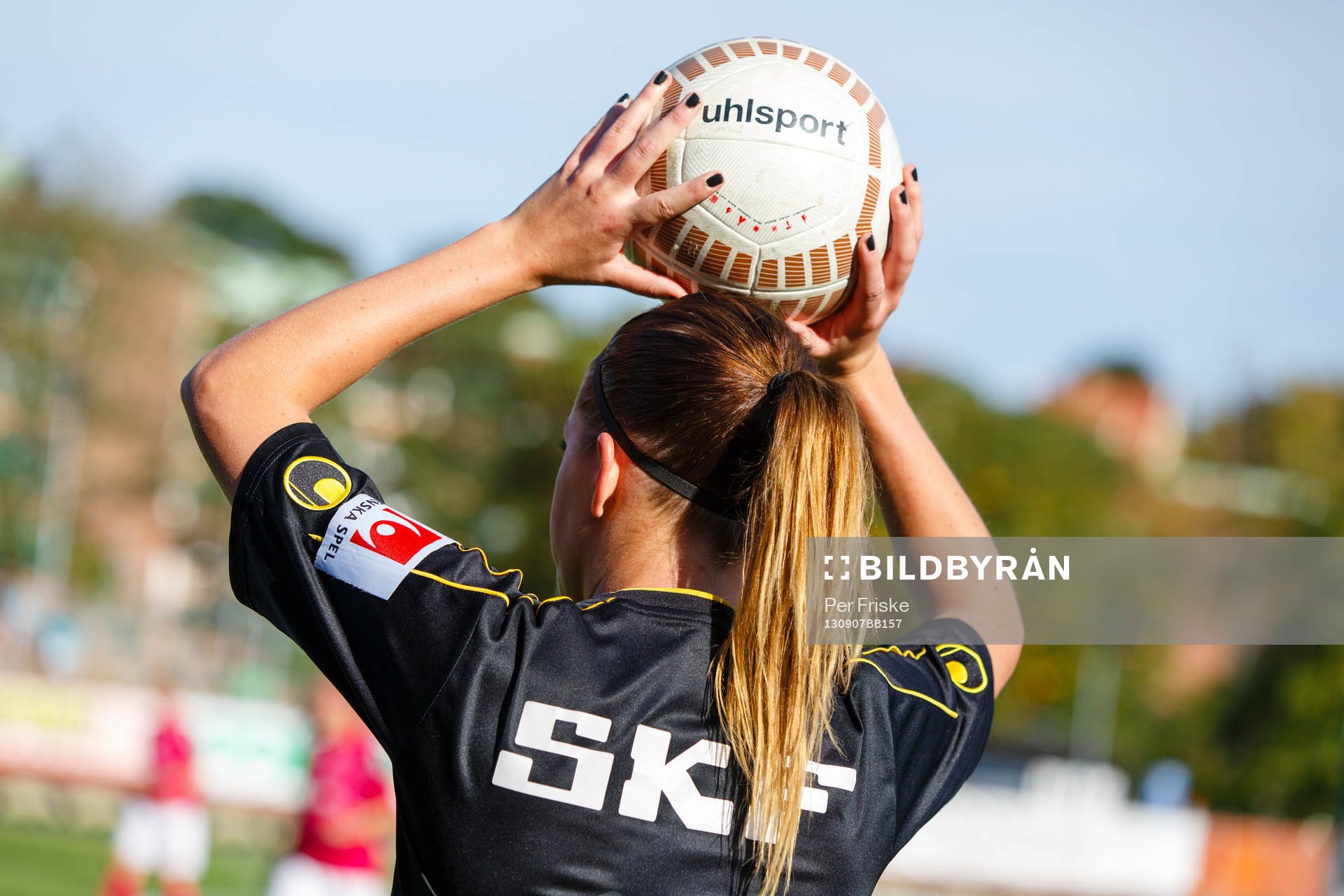 Kopparberg Göteborgs Olivia Schough kastar inkast