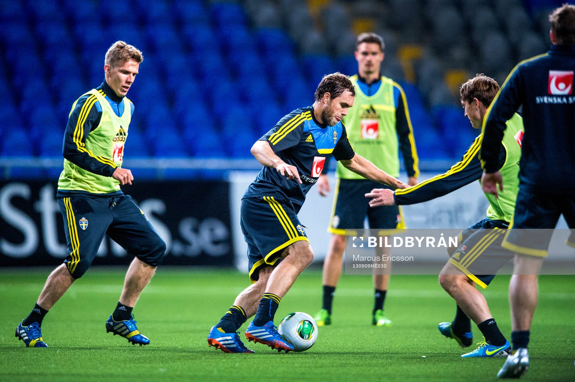 Sveriges Pontus Wernbloom och Johan Elmander