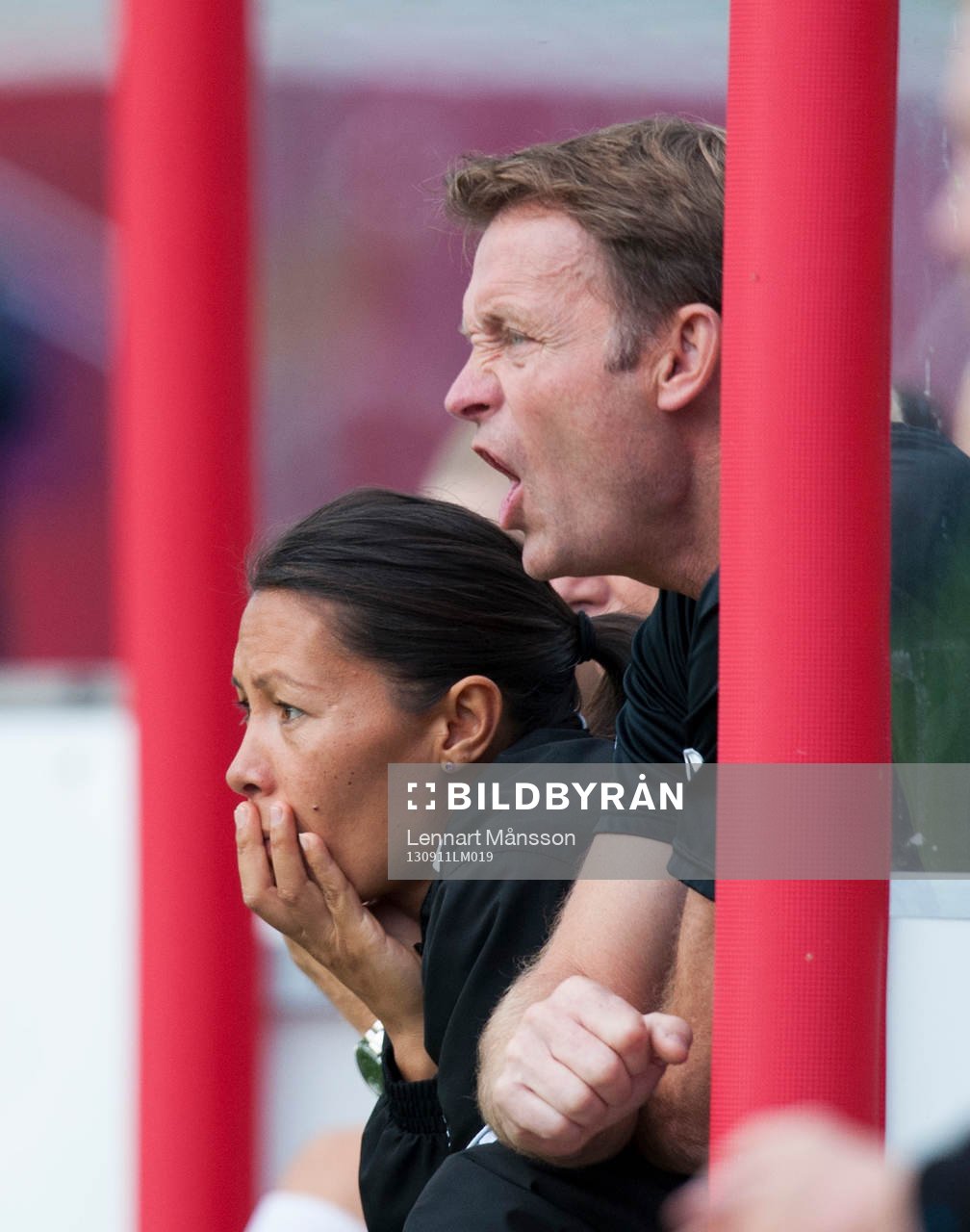 Torbjörn Nilsson, tränare och Jane Törnqvist, Göteborg,