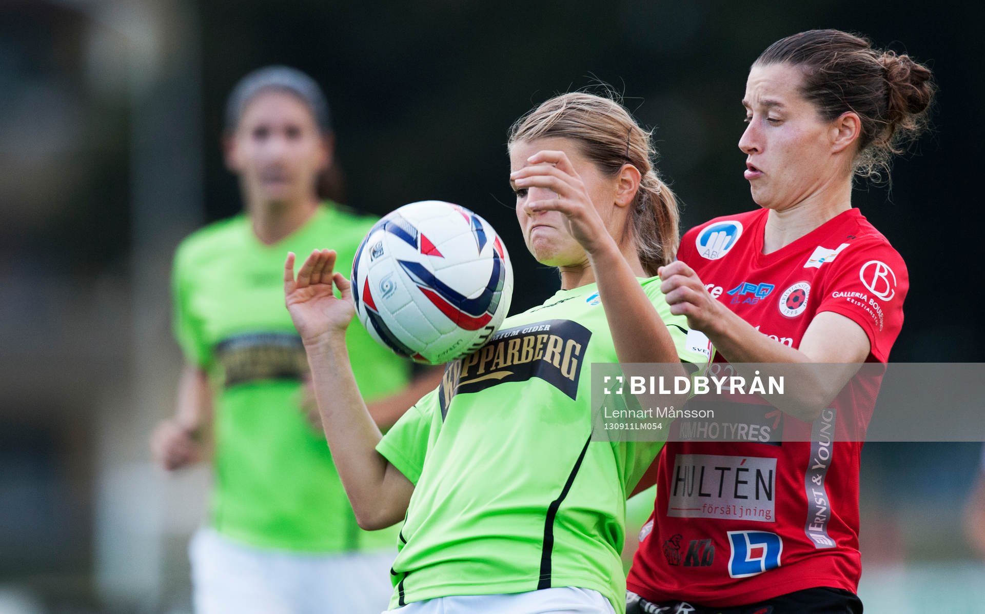 Andrine Hegerberg, Göteborg och Johanna Rasmussen,