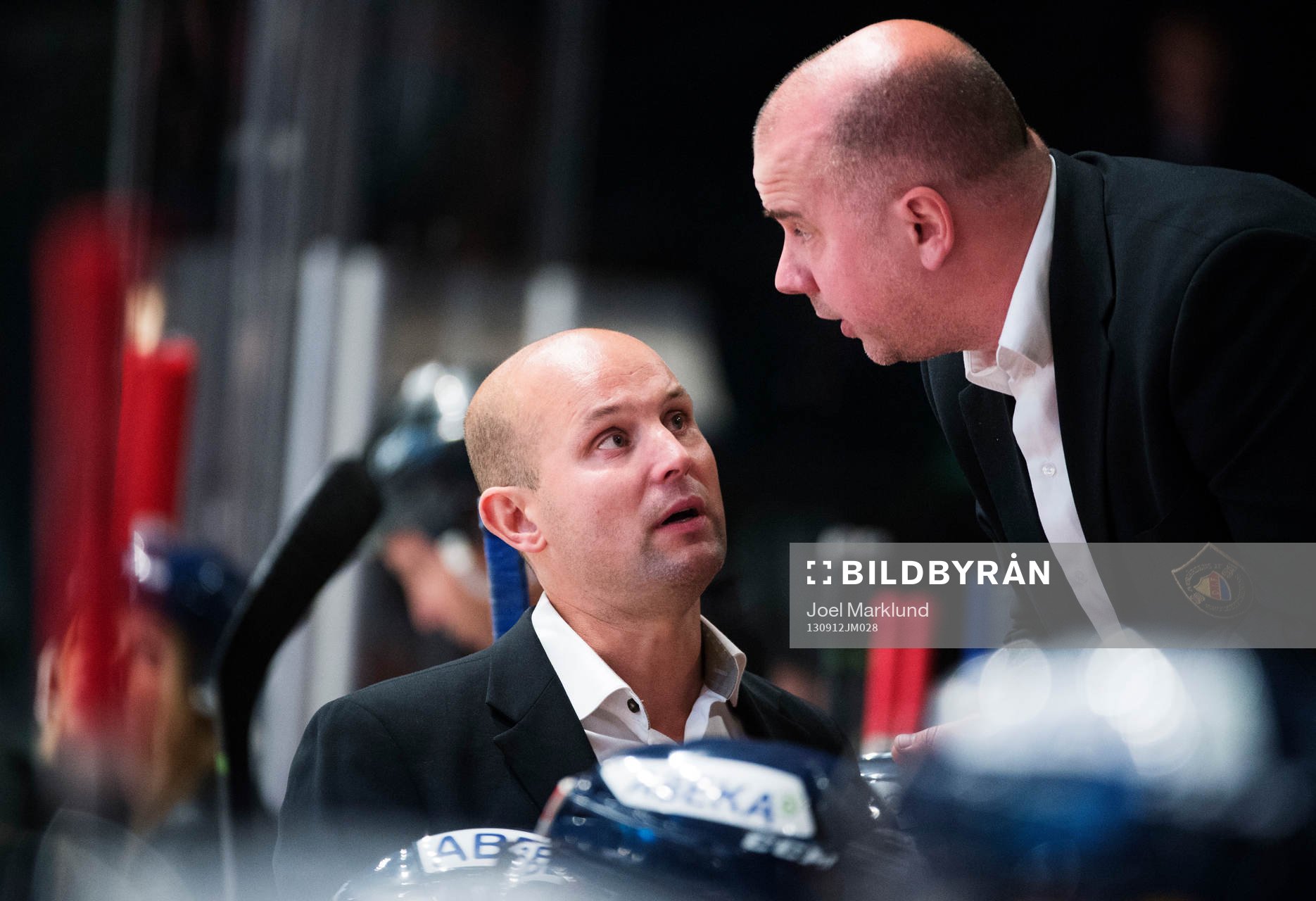 Djurgårdens tränare Tony Zabel och assisterende tränare