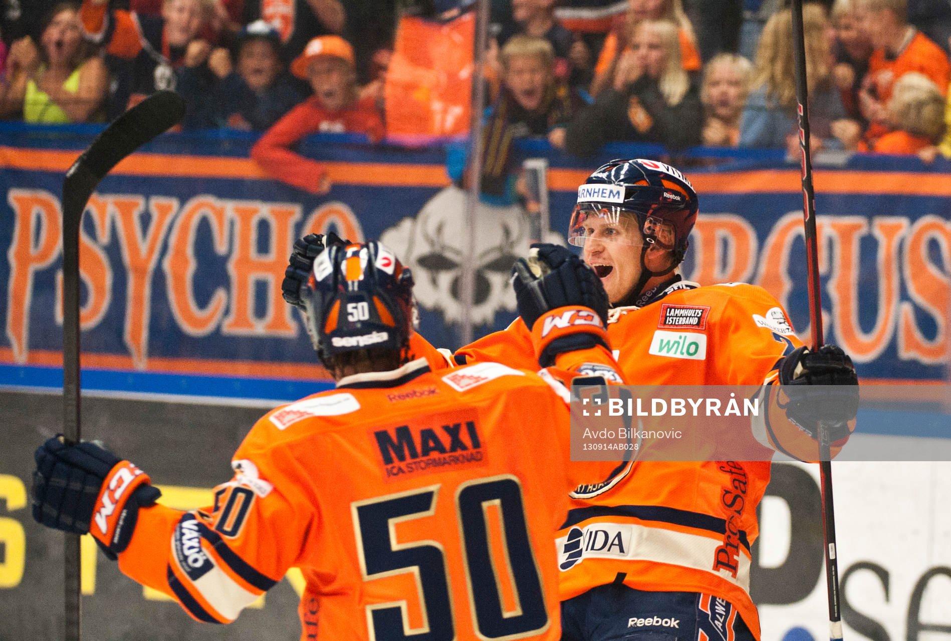 s Jani Lajunen ishockeymatchen i SHL mellan Växjö och Modo