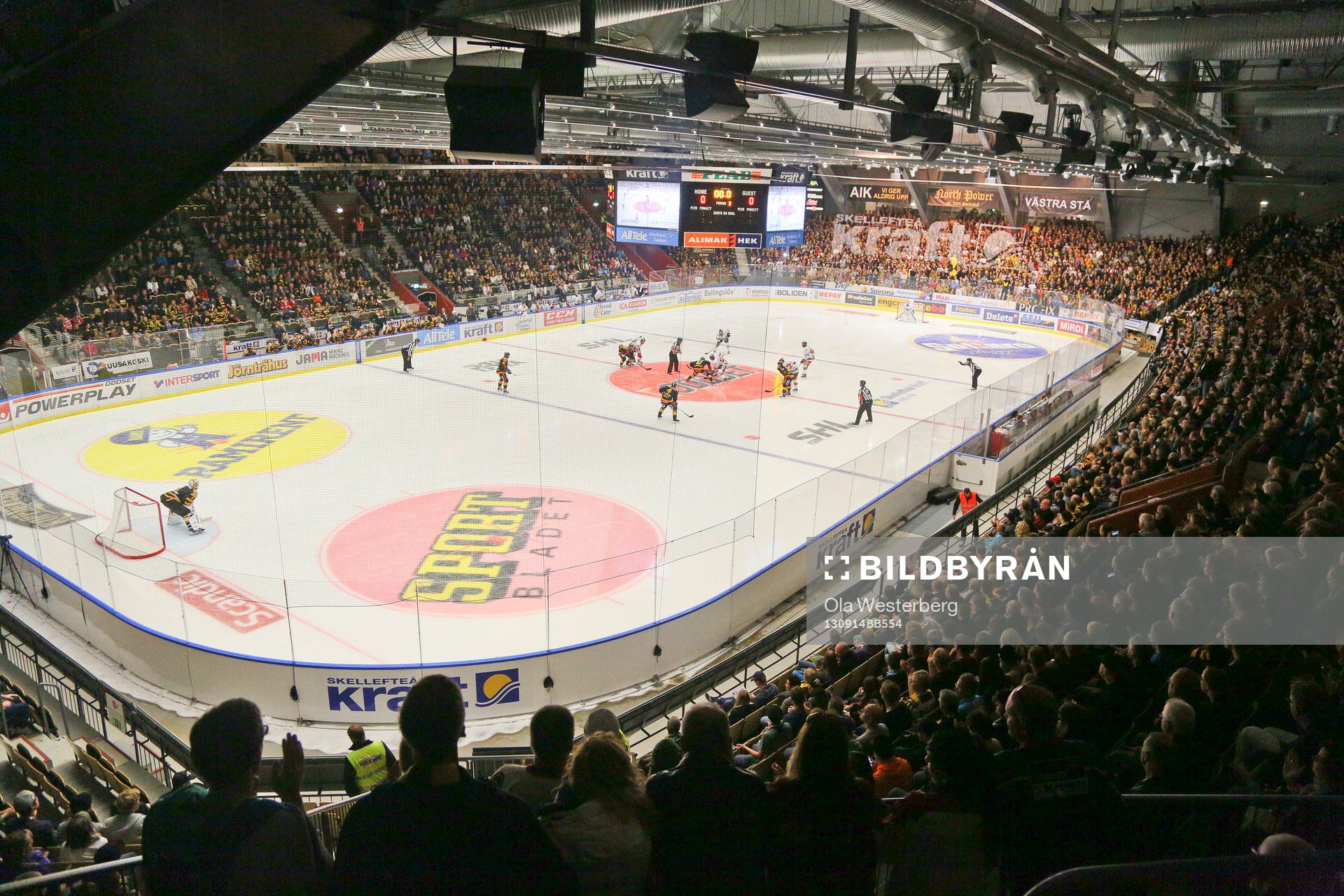 Skellefteå Kraft Arena Interiört