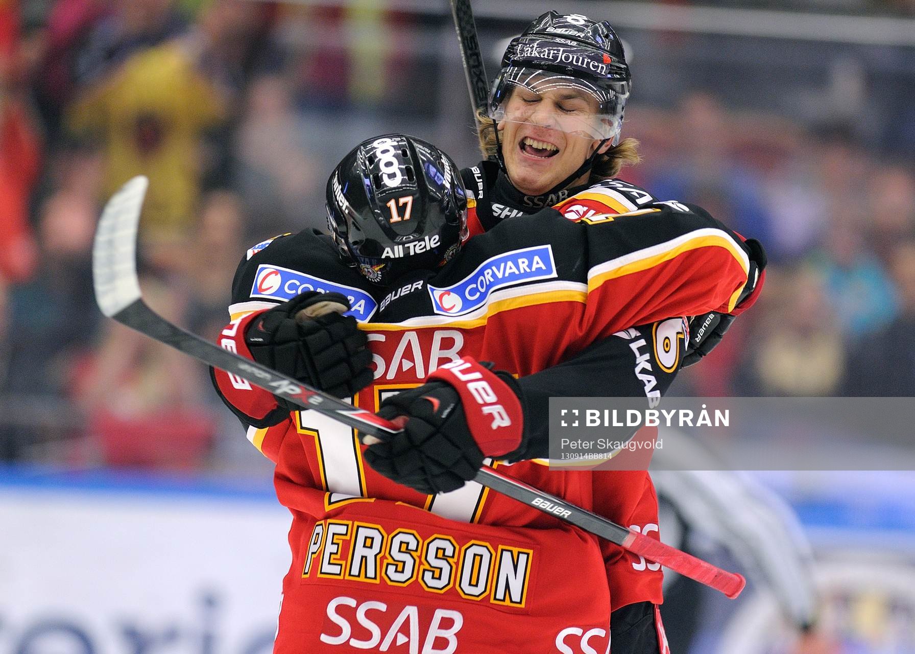 Luleås Daniel Gunnarsson jublar