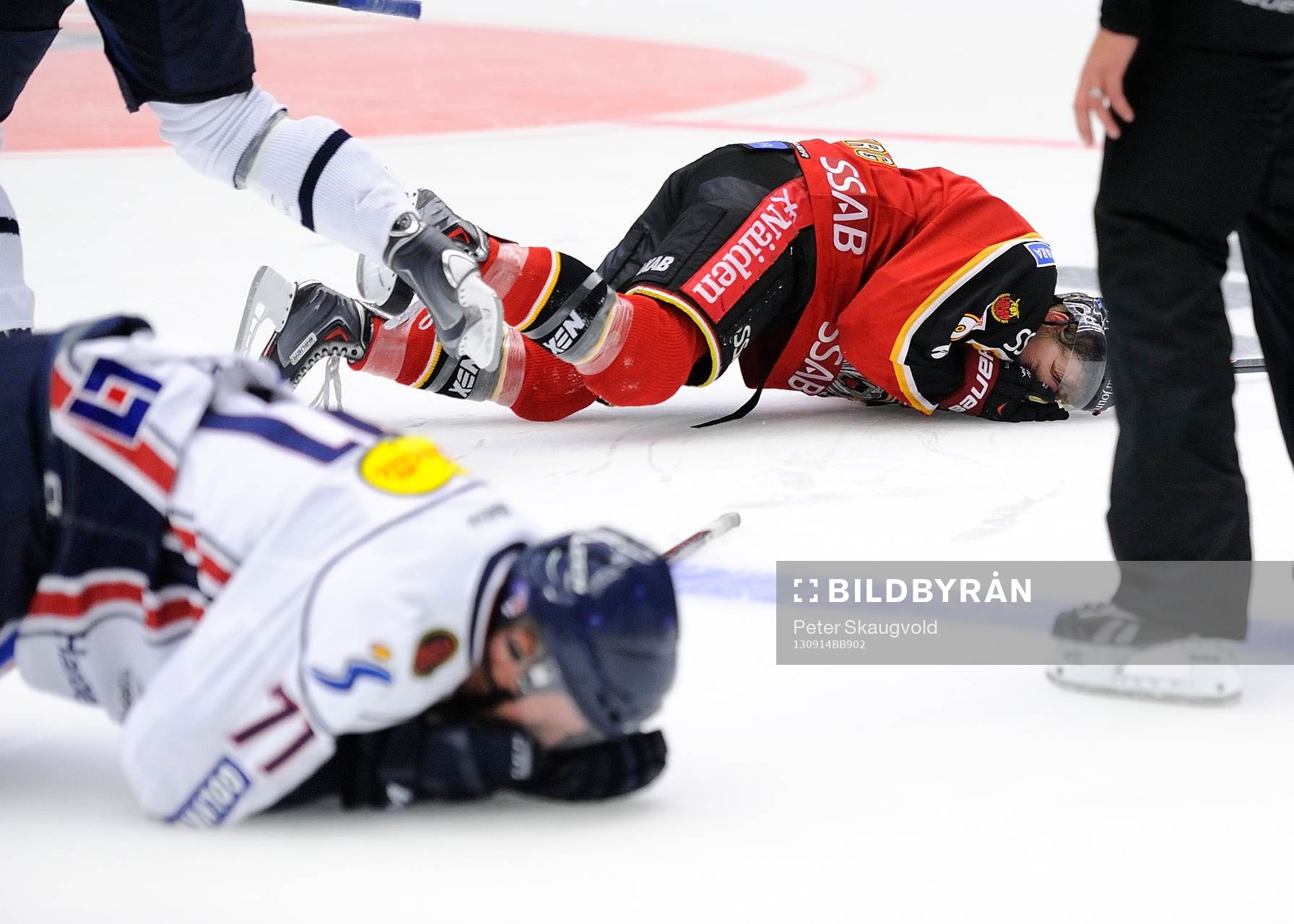Luleås Johan Forsberg och Linköpings Christopher Fish