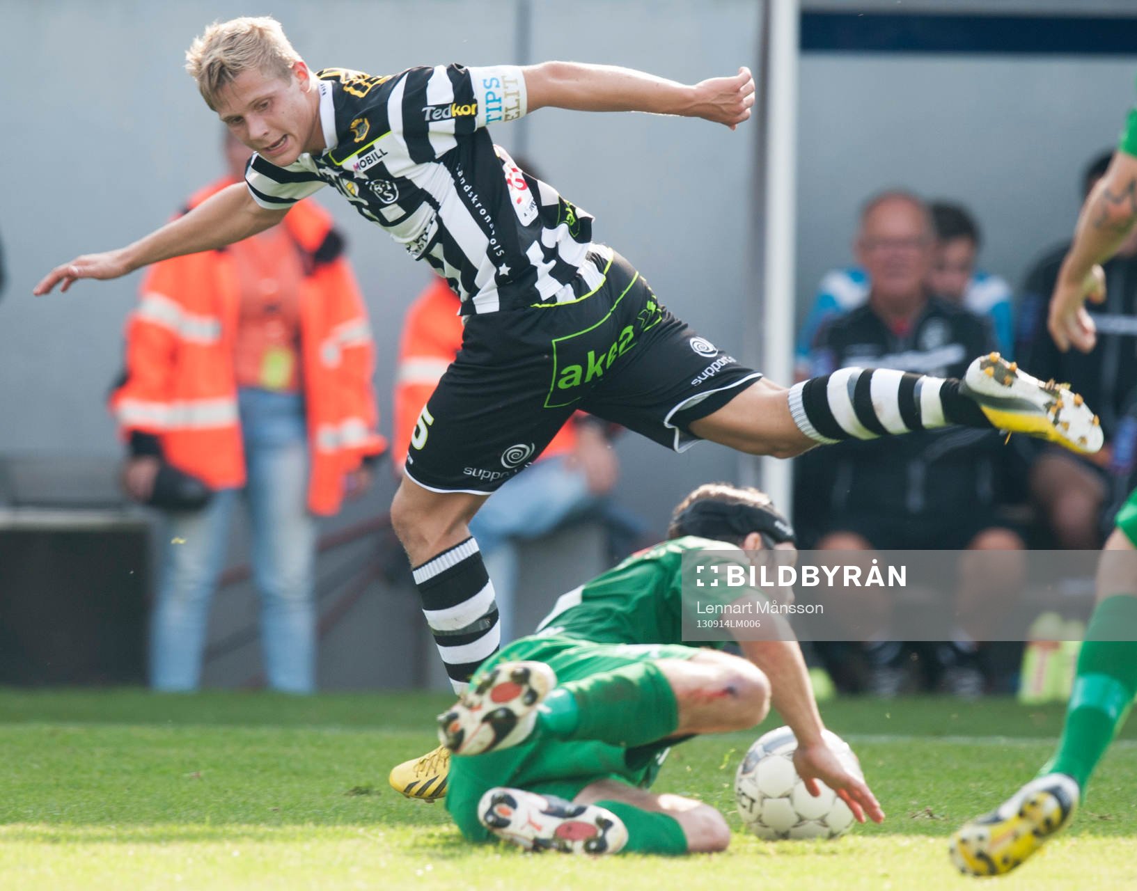 Erik Andersson, Landskrona mot Max von Schlebrügge,