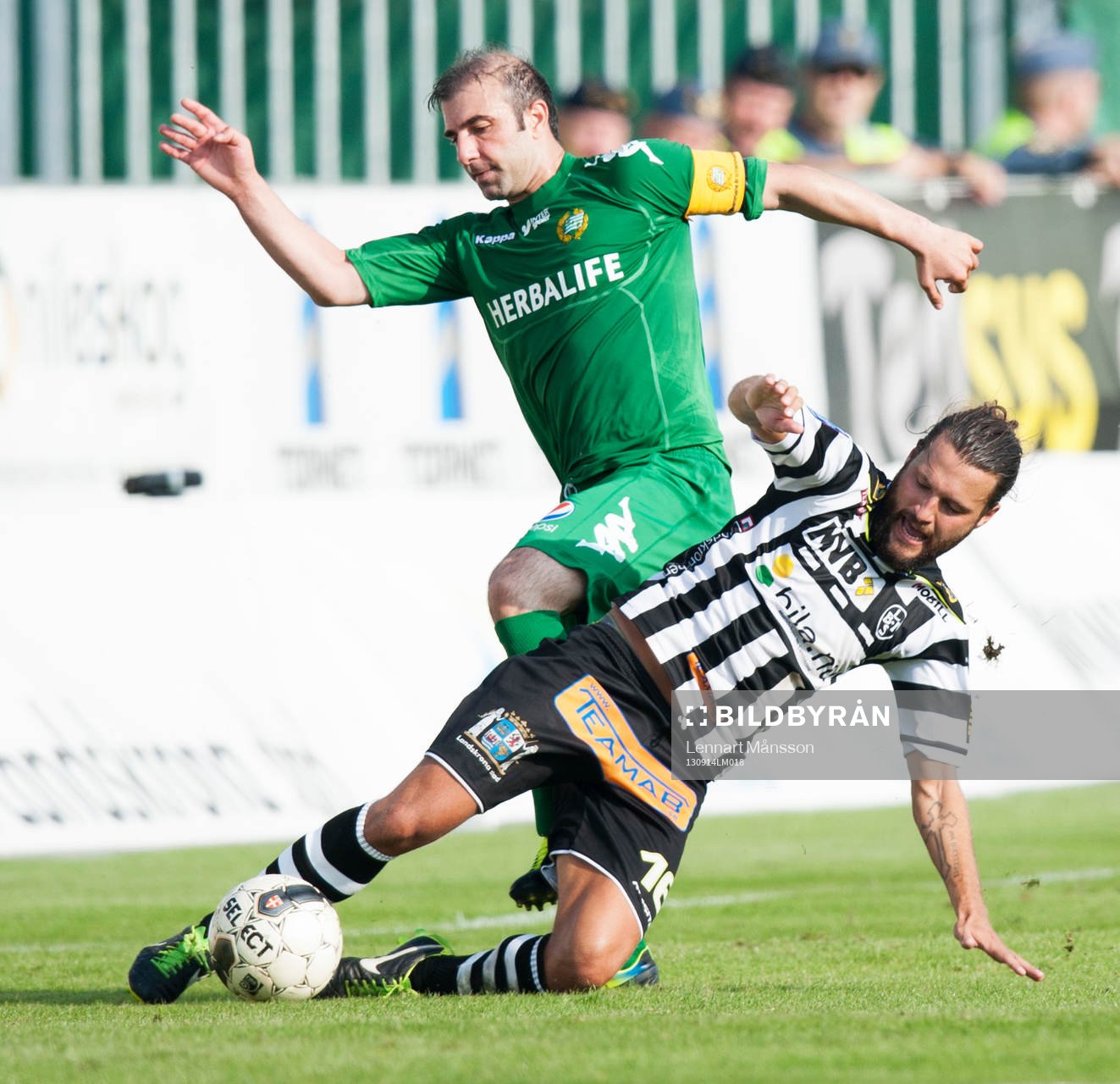 Patrik Åström, Landskrona och Kennedy Bikircioglu,