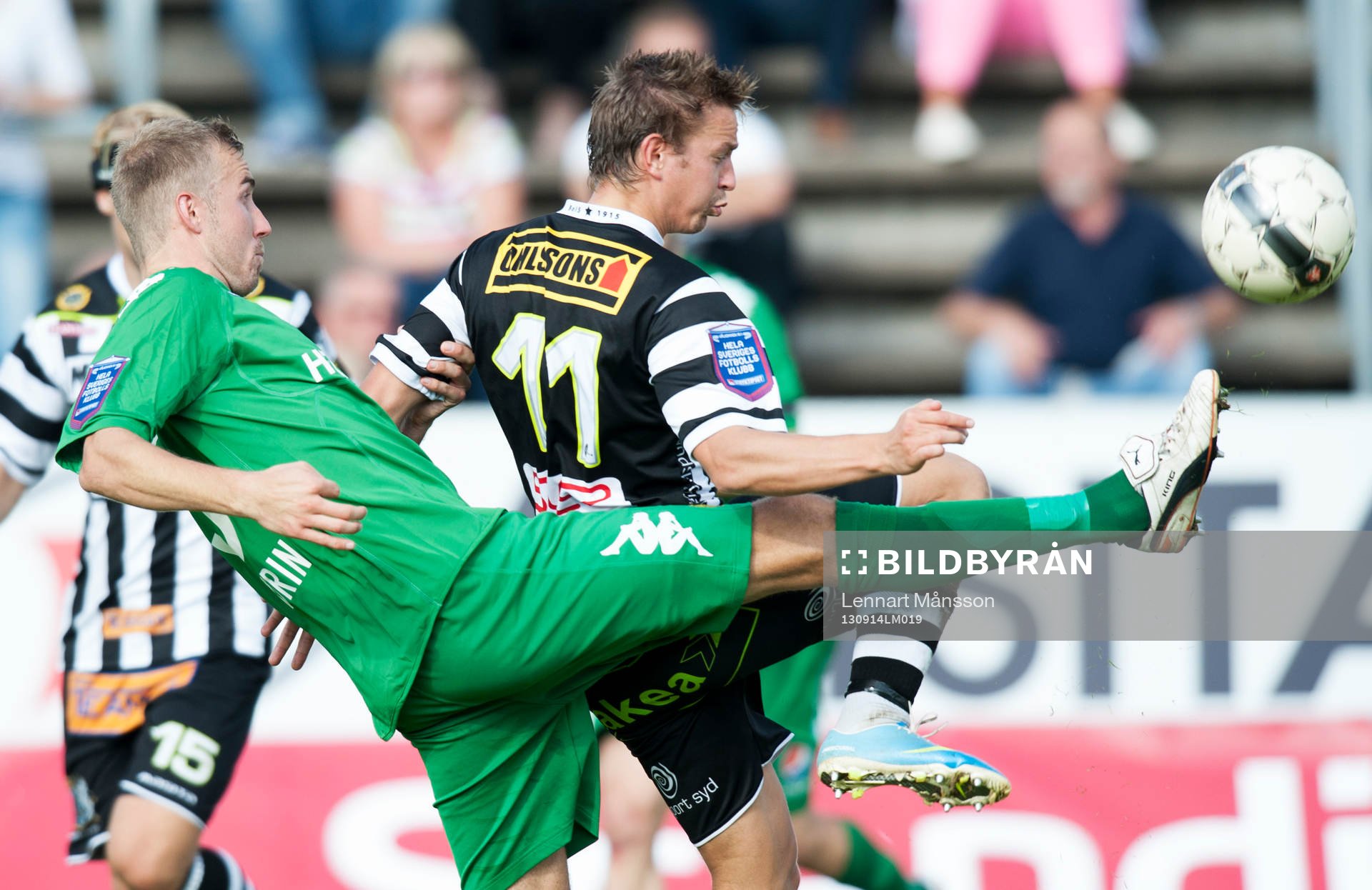 3-målsskytten Fredrik Olsson, Landskrona och Daniel
