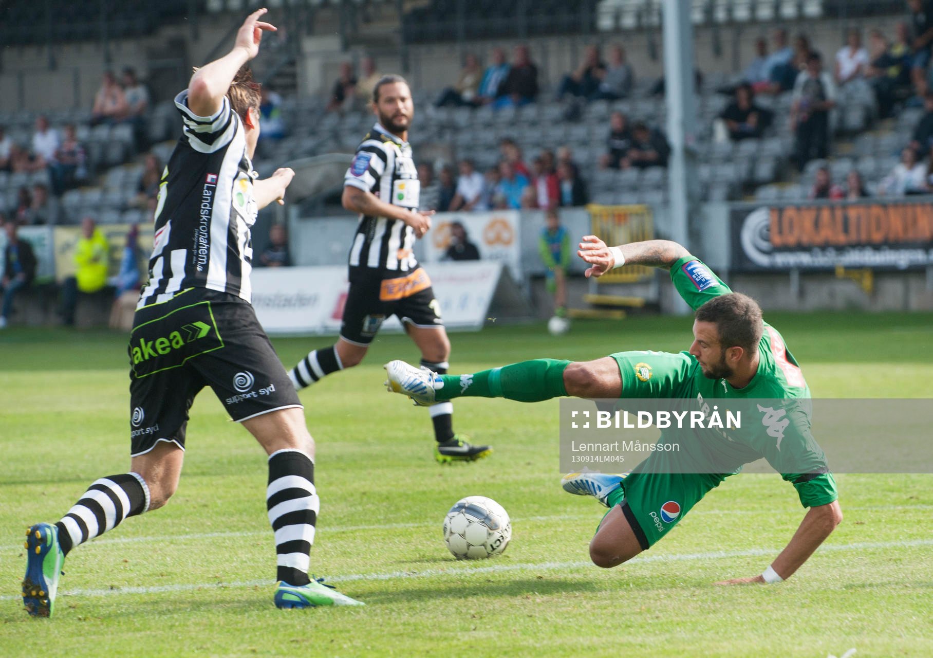 Fotboll, superettan, Landskrona - Hammarby