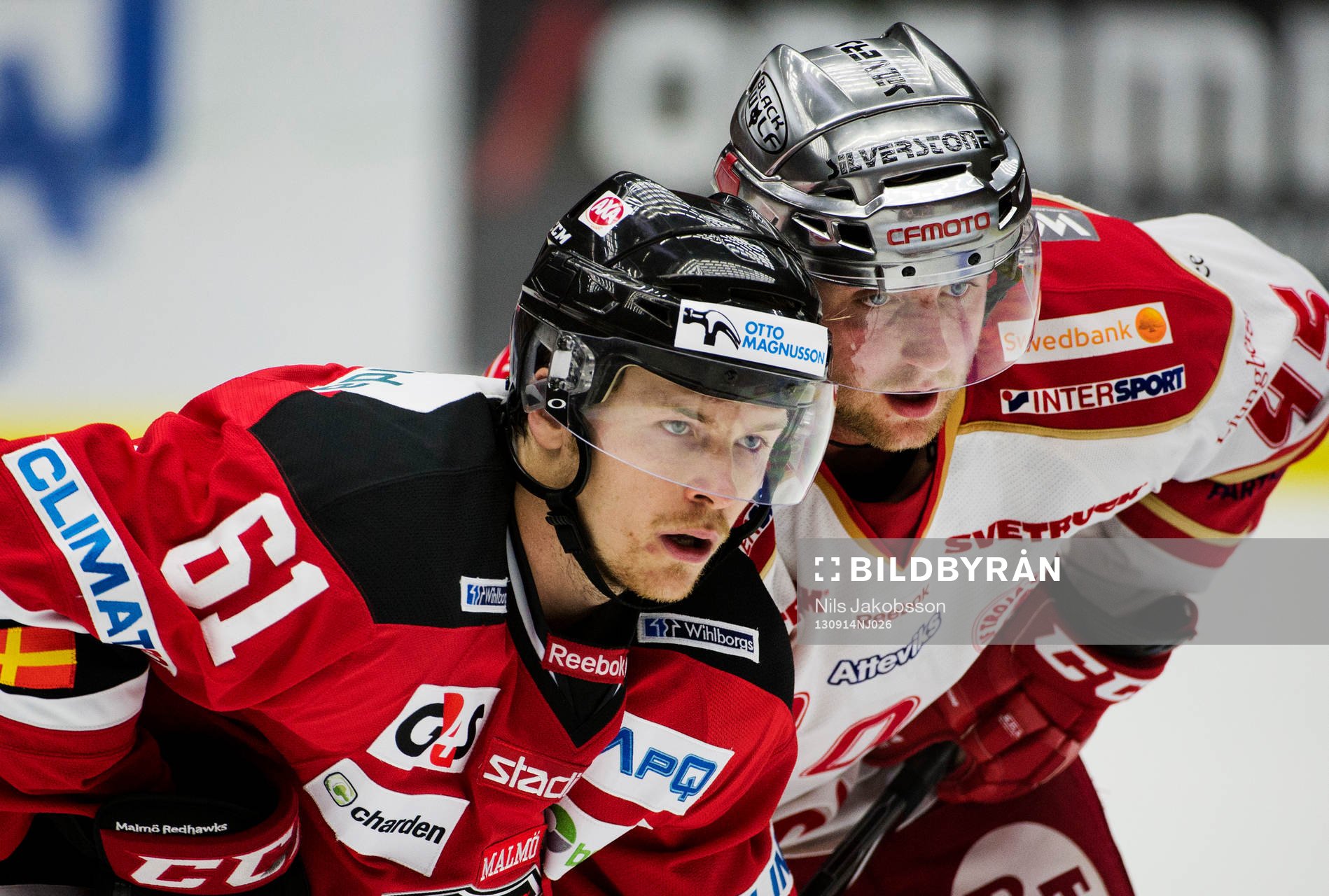Malmö Redhawks Nicklas Jadeland och Troja Ljungbys