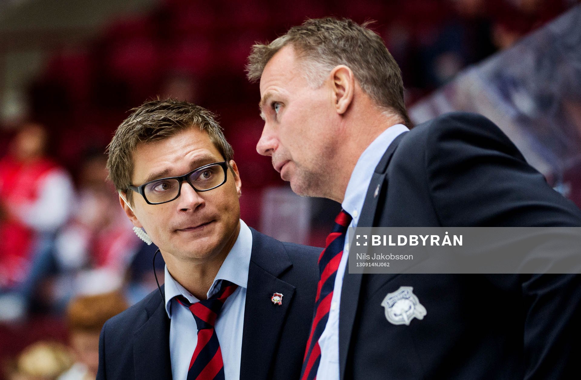 Malmö Redhawks assisterande tränare Björn Hellkvist och
