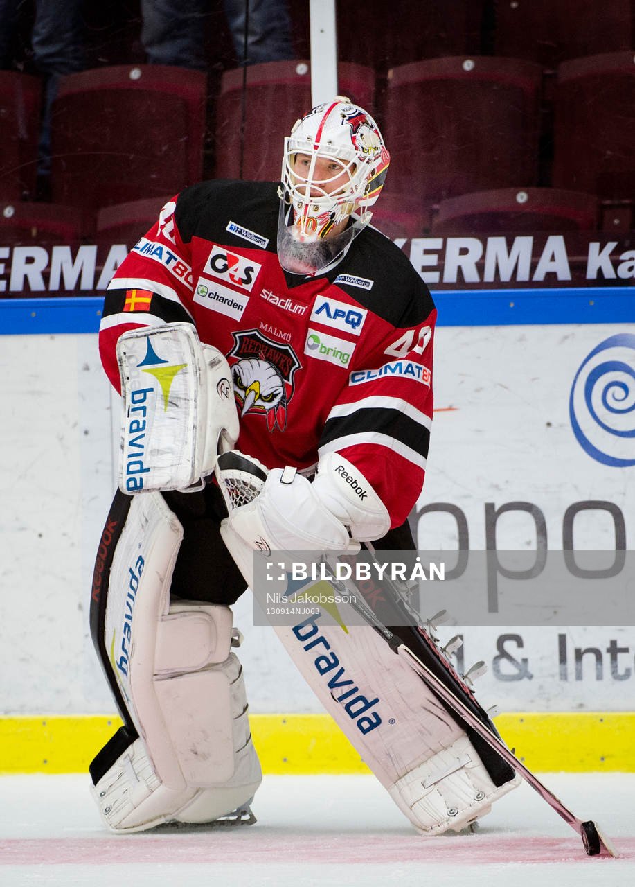 Malmö Redhawks målvakt Pontus Sjögren